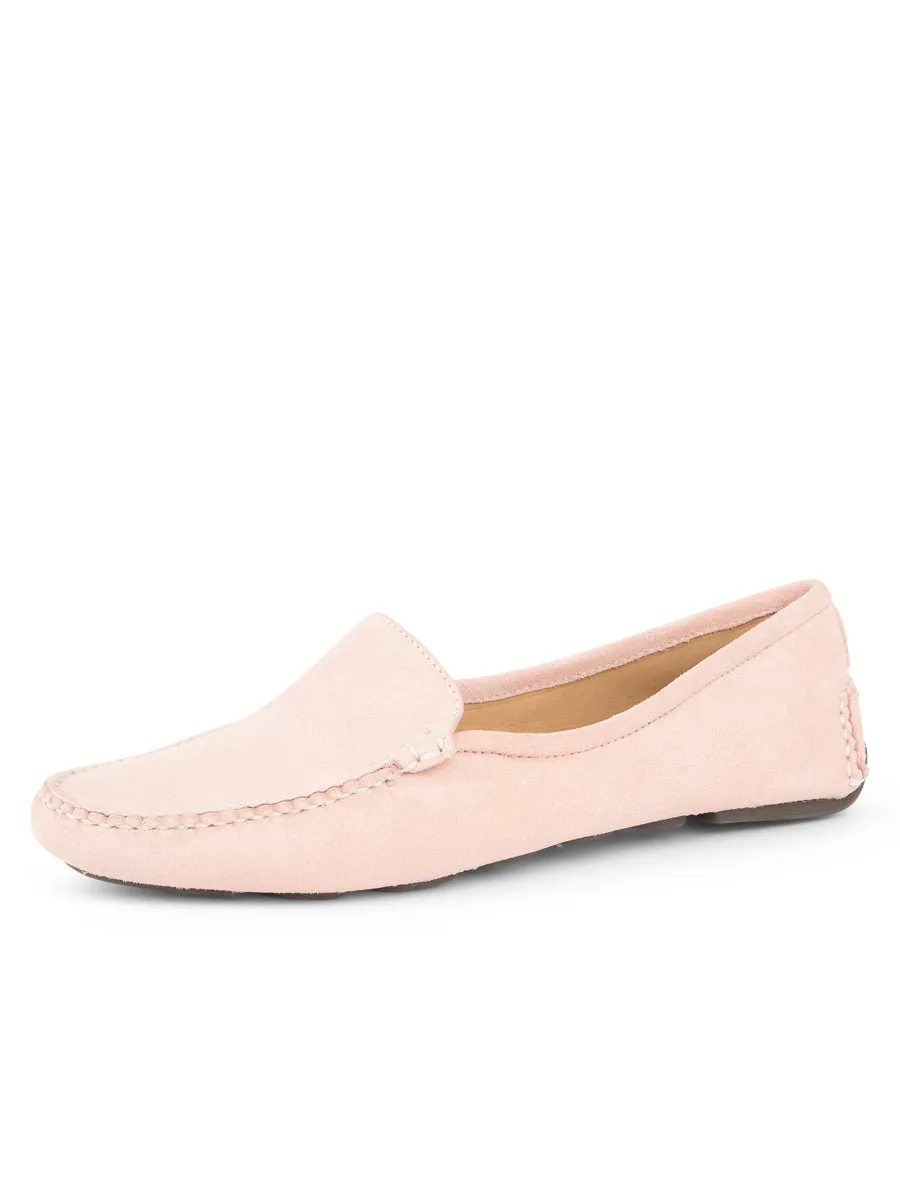 Cold Safe Jillian Driving Moccasin in Suede