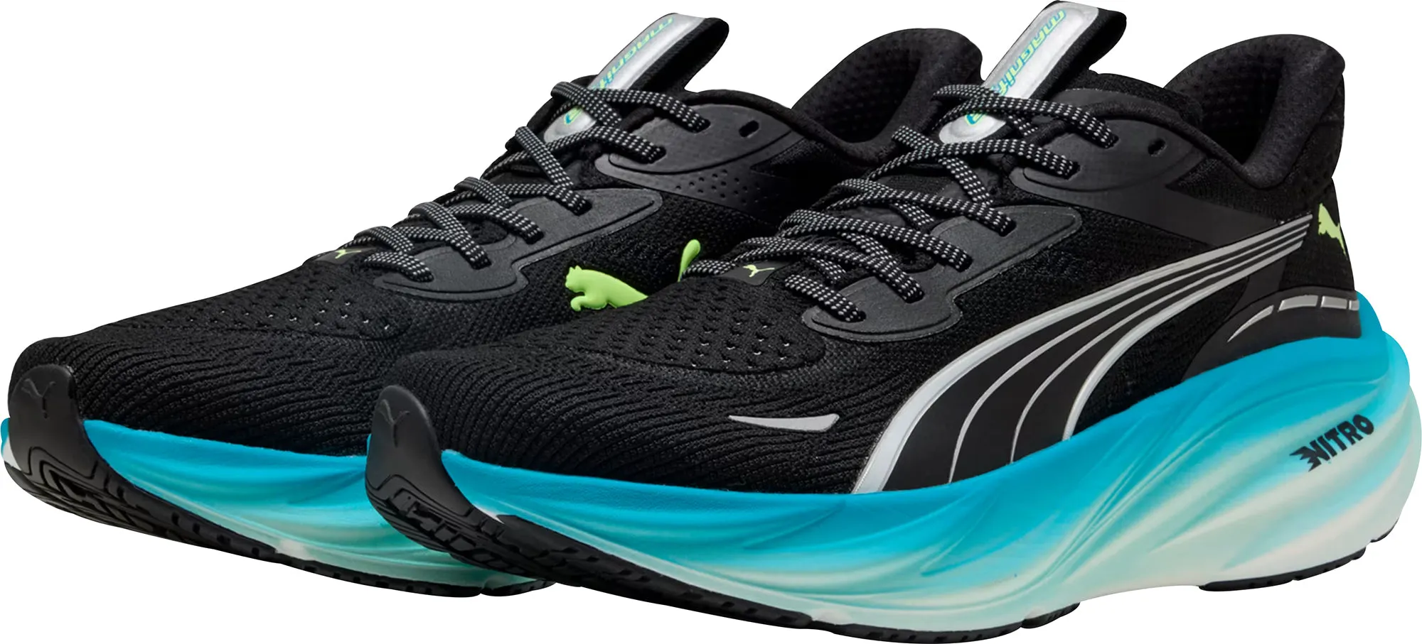 Date night Puma Magnify Nitro 3 Mens Running Shoes - Black