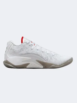 Comfort Control Agility Fit Nike Zion 3 Men Basketball Shoes White/Grey/Red