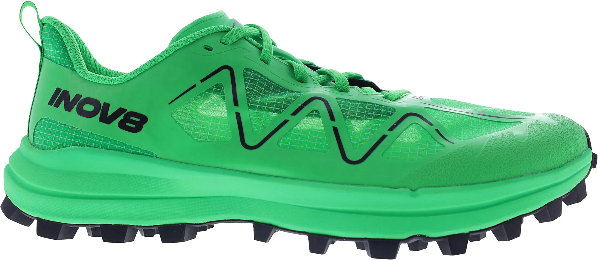 Inov8 MudTalon Zero (Precision Fit) Mens Trail Running Shoes - Green Happy Move slow walk