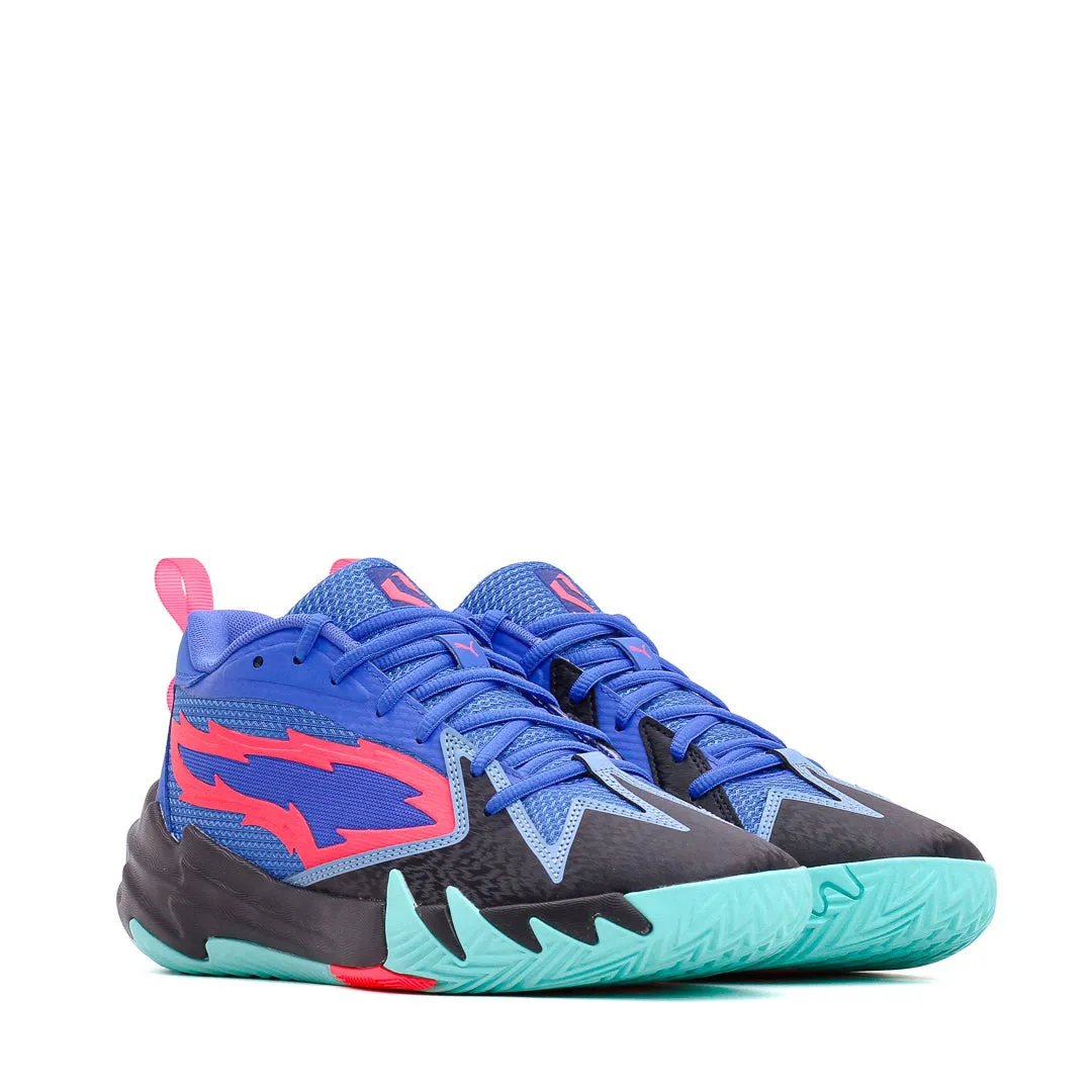 Puma Basketball Junior Scoot Zeros Team Blue 310416-06 Ventilation Channel Design Traction