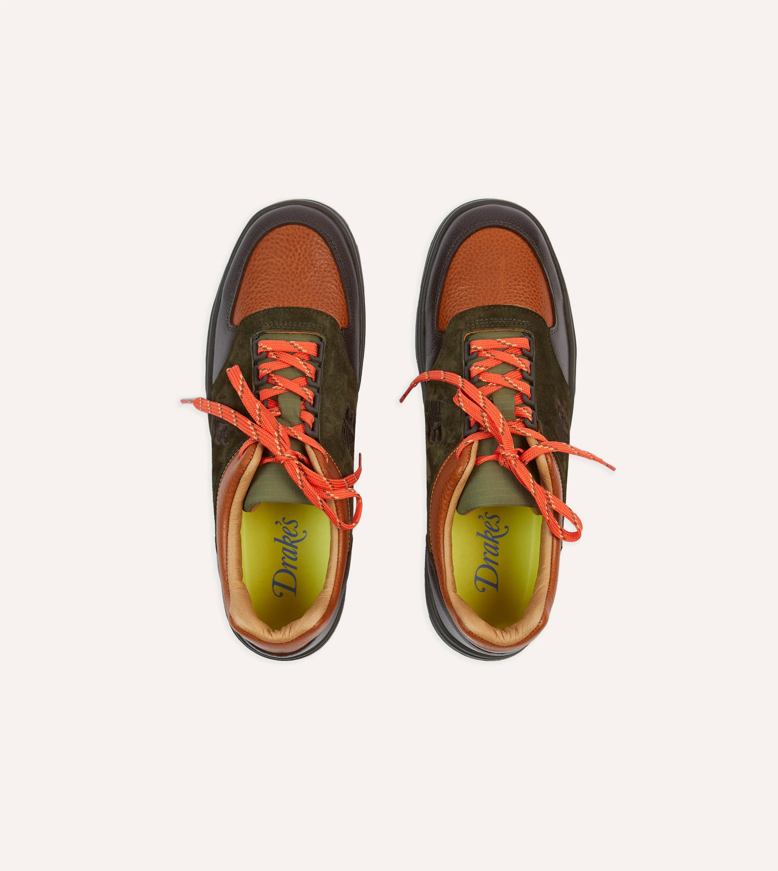 Drake??s and New Balance Made in UK Allerdale Trainer Velvet Rich Galaxy Tone