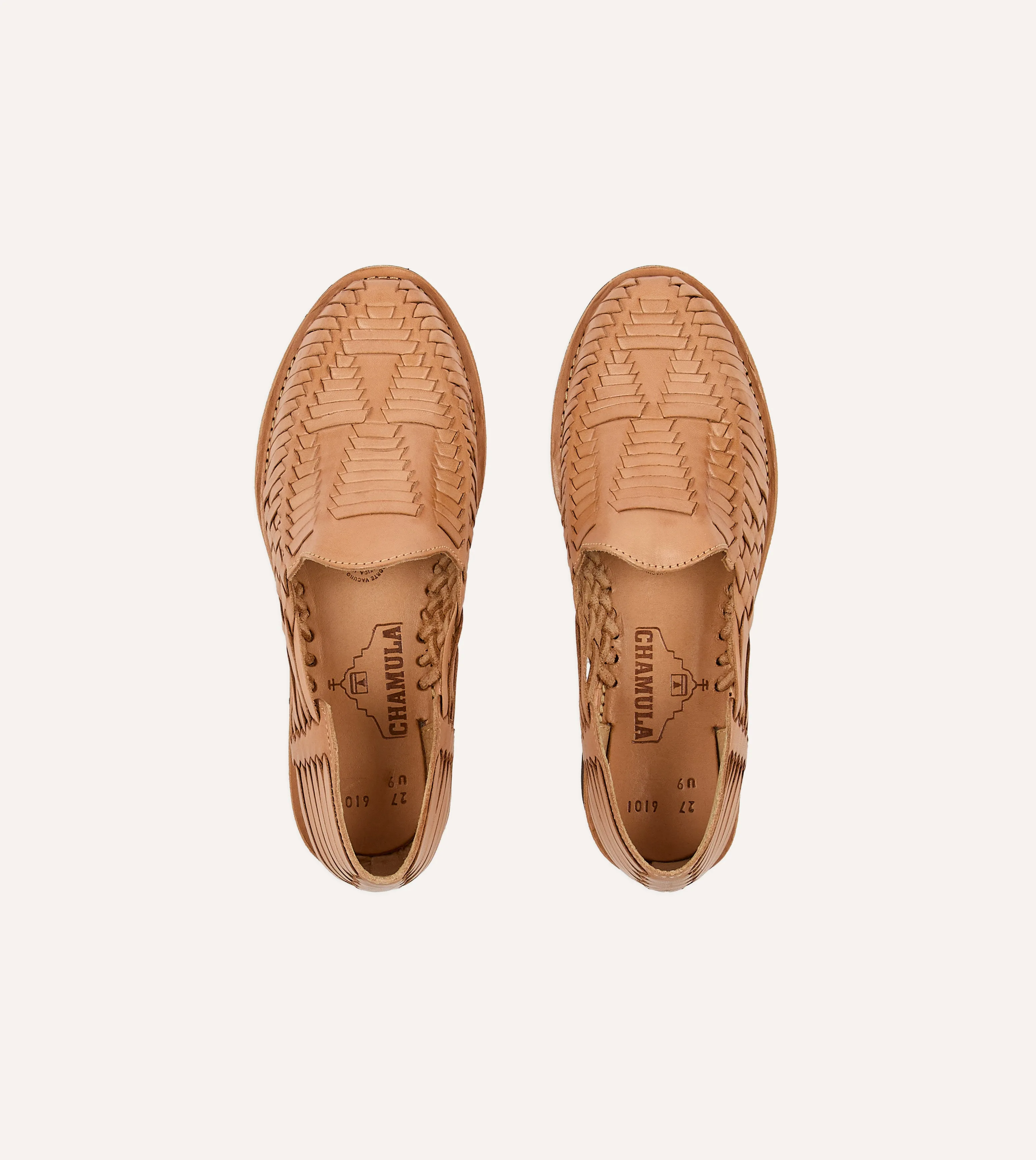 Wind Safe Chamula Tan Cancun Woven Sandal