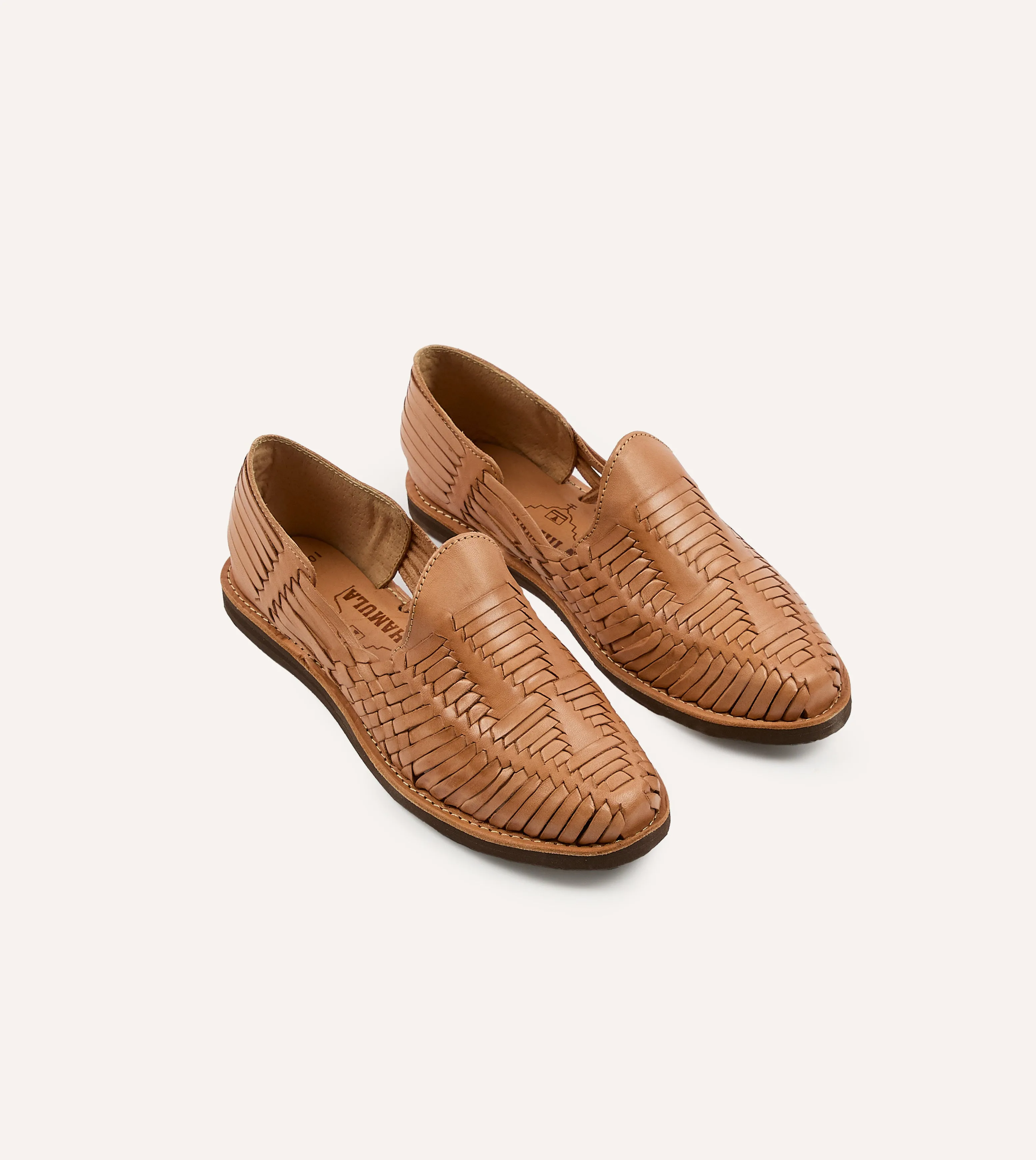 Chamula Tan Cancun Woven Sandal Impact Resistance Earth Mood