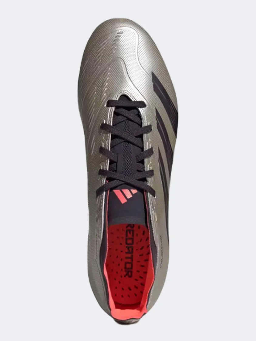 Rapid Play Adidas Predator League Fg Men Football Shoes Platinum/Black/Turbo