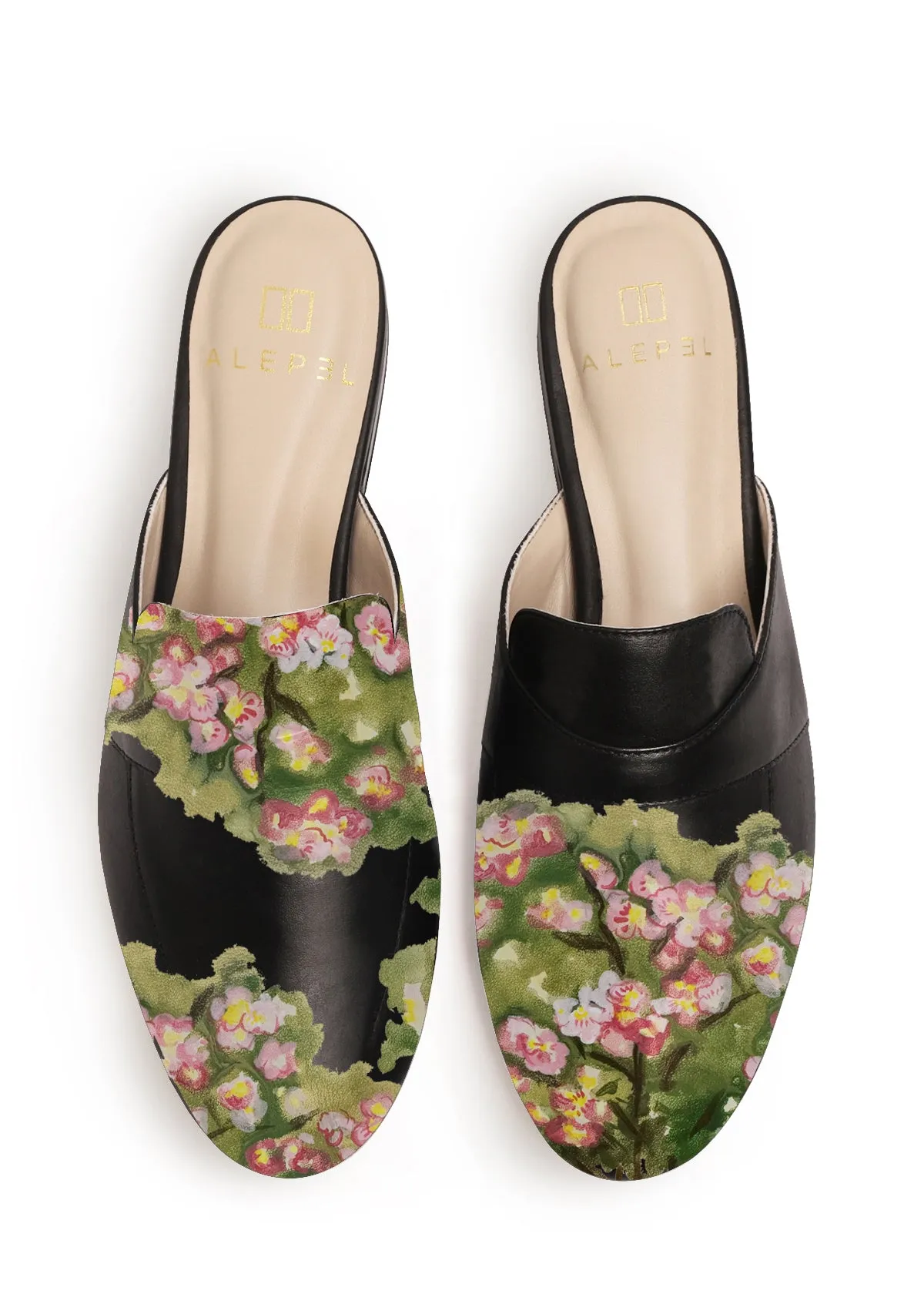 Comfortable Midsole Comfortable Adaptability Magnolia Black Mule