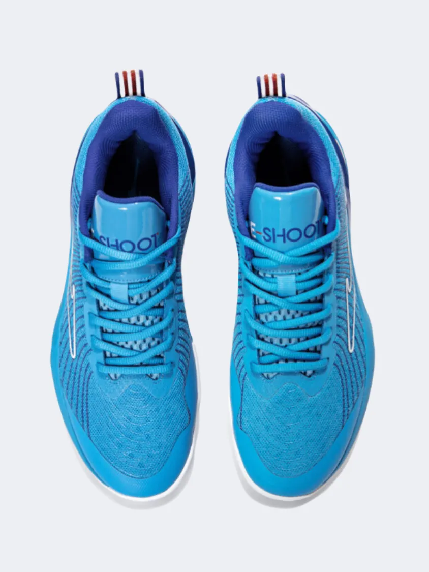 Midsole Stability Technology Foot Support Erke Men Basketball Shoes Blue/Navy