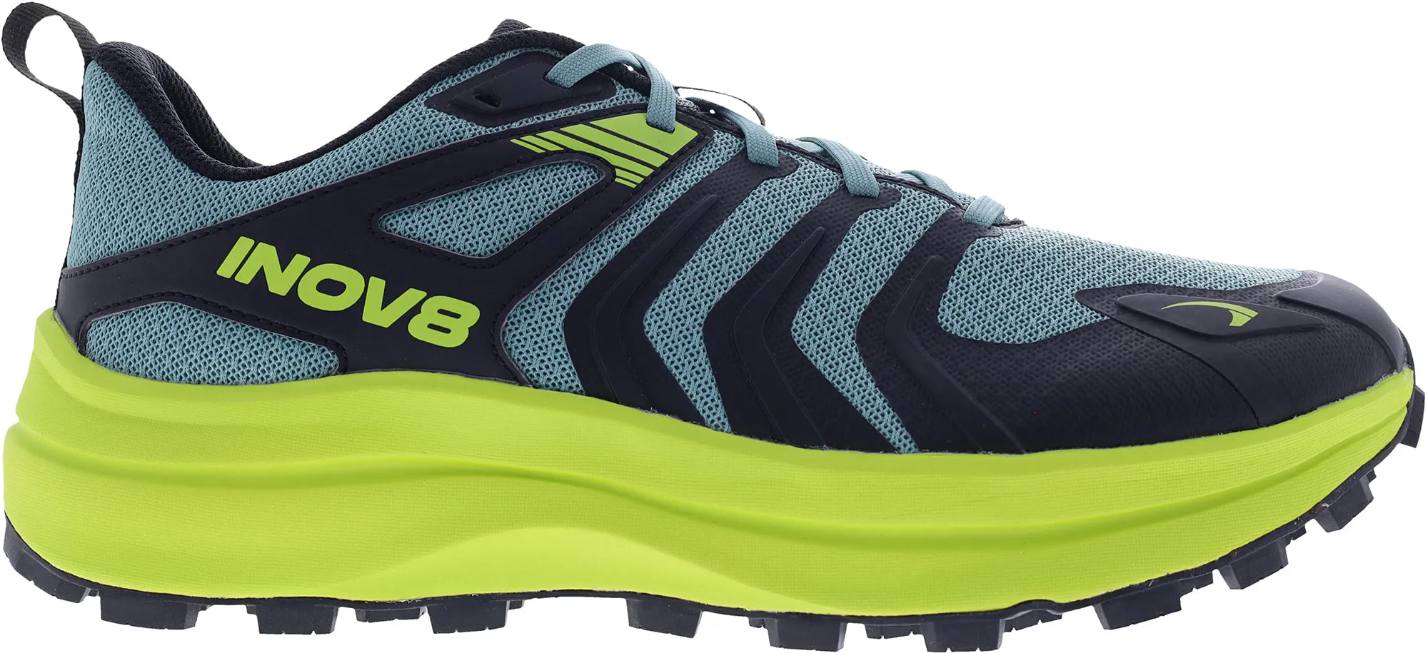 Anti Odor Gym Workout Inov8 TrailTalon Max WIDE FIT Mens Trail Running Shoes - Green