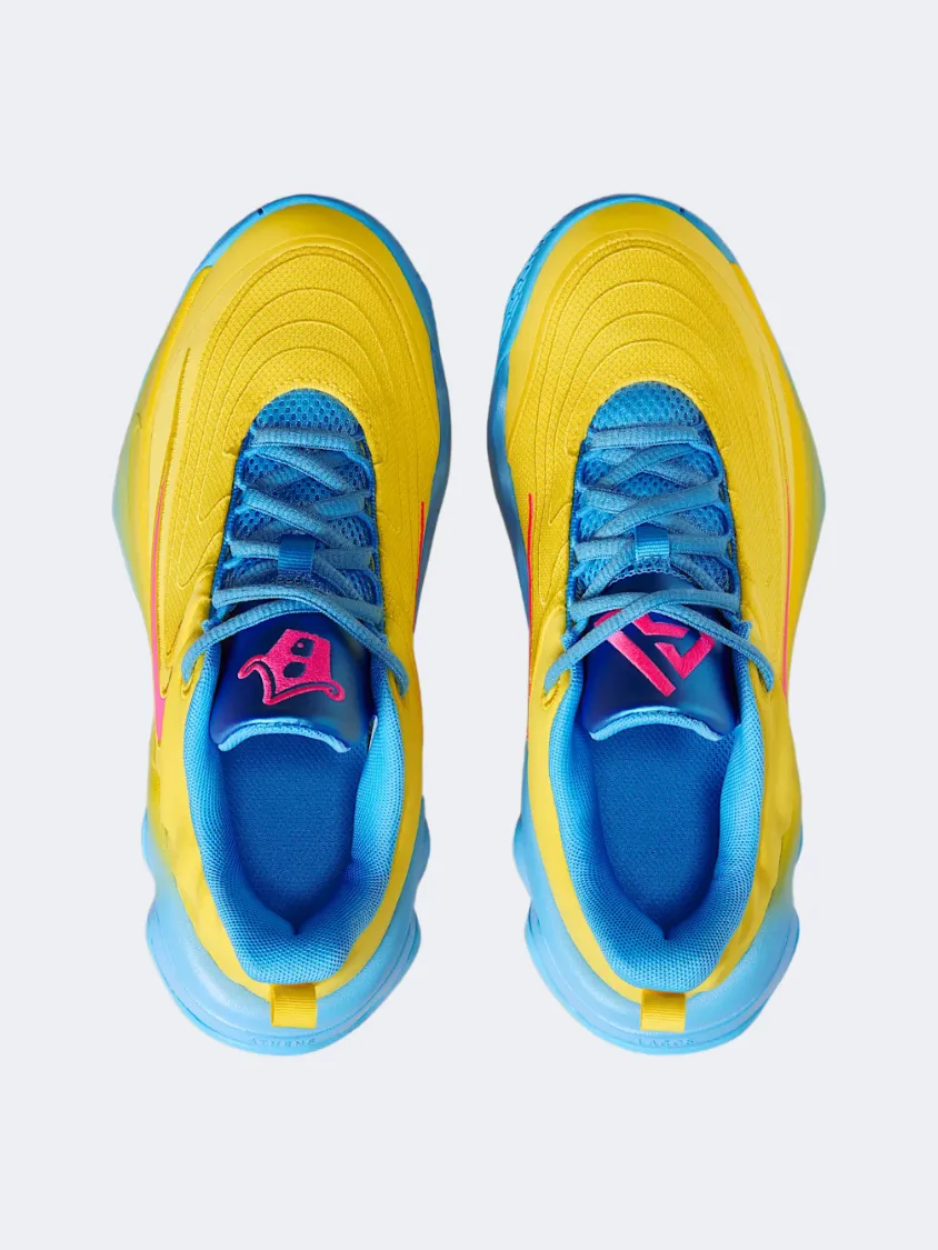 All Weather Wear Mid Top Design Nike Giannis Immortality Gs Boys Basketball Shoes Yellow/Blue