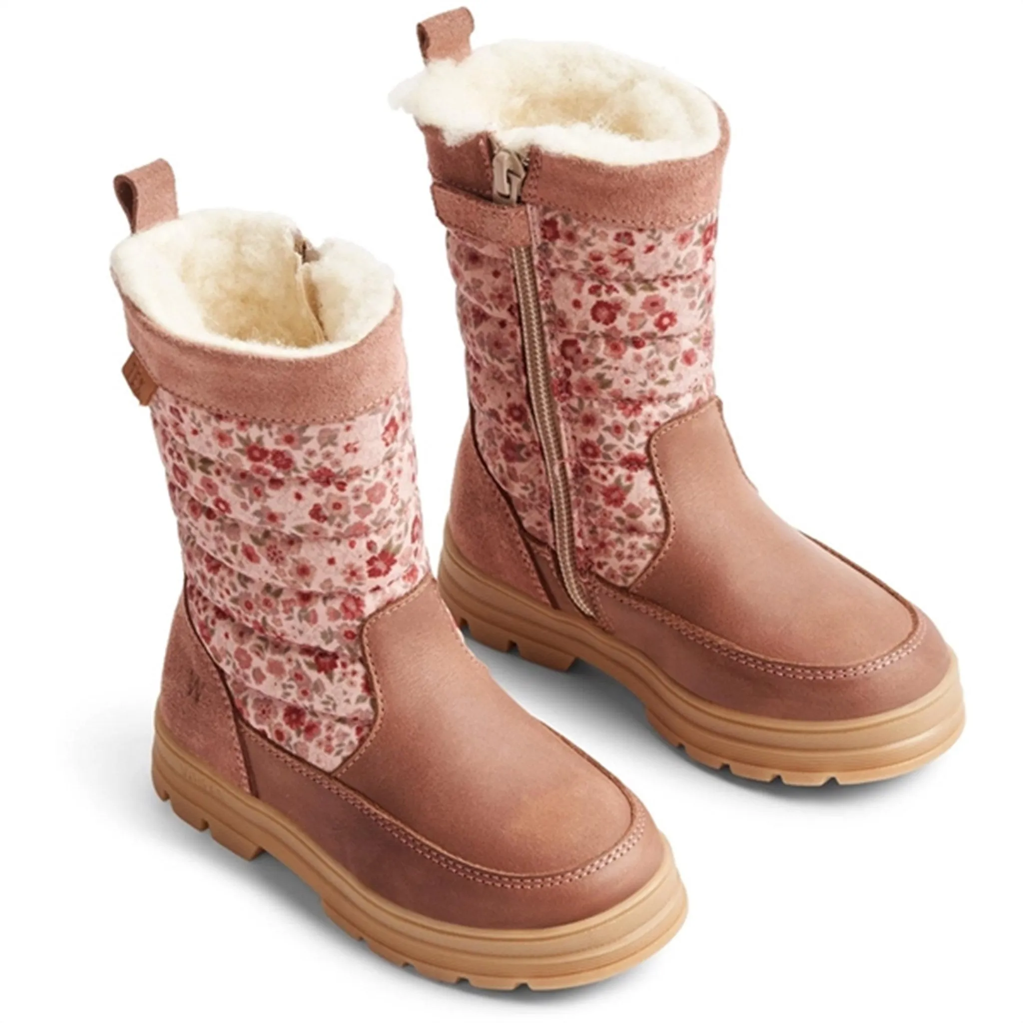 Wheat Winter Boots Koa High Tex Inside Zip Dusty Rouge Snowy weather