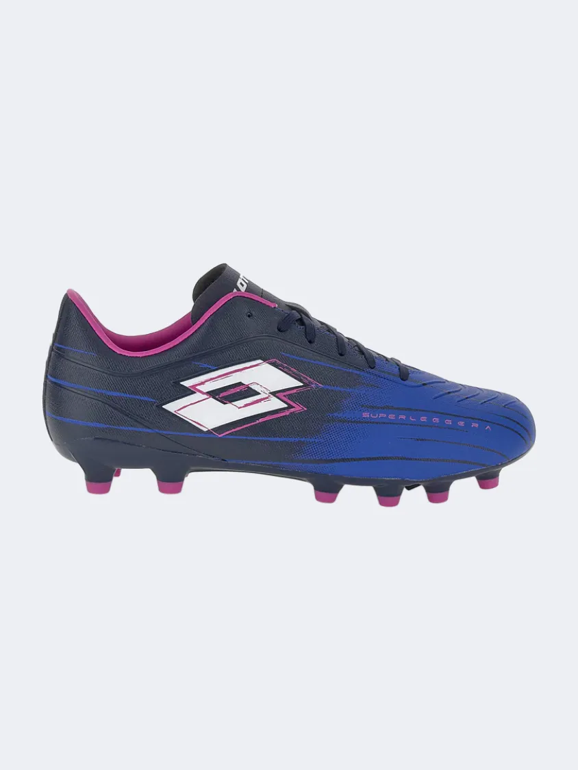 Slide Prevention Defensive Focus Lotto Solista 700 Ix FG Men Football Shoes Dress Blue