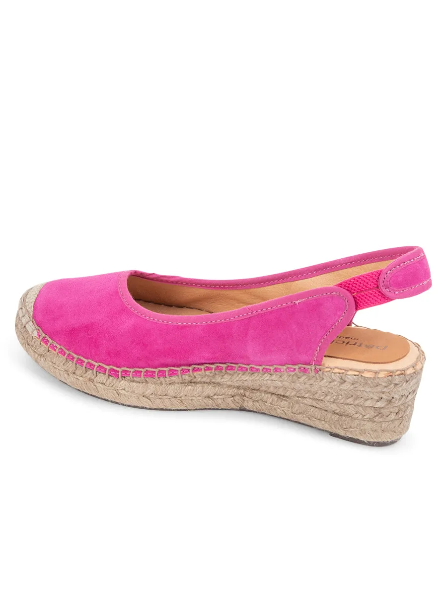 Lightweight Step Comfortable Footwear Valencia Closed Toe Slingback Espadrille