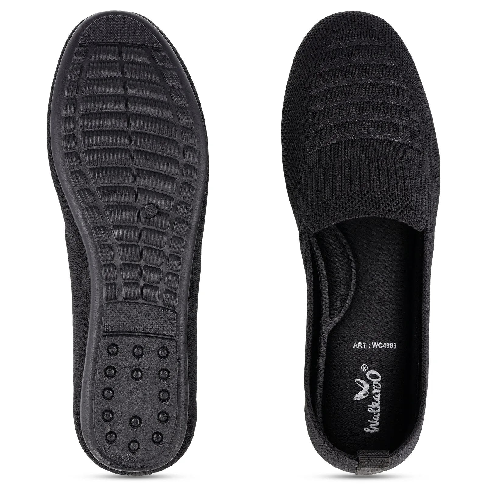 Effortless Walk Women's Belly shoe -WC4883 Black