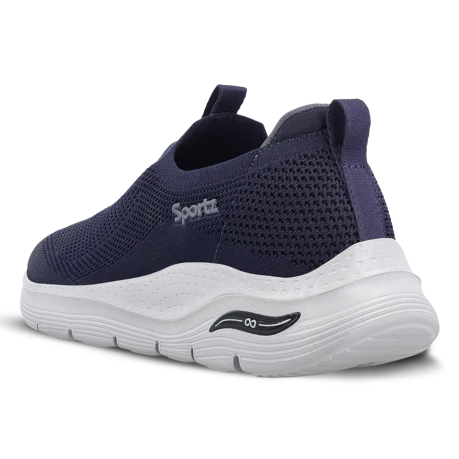 Men's Slip-on Walking Shoe - WS9571 Navy Blue Slip Fit Wear Effortless Style Walk