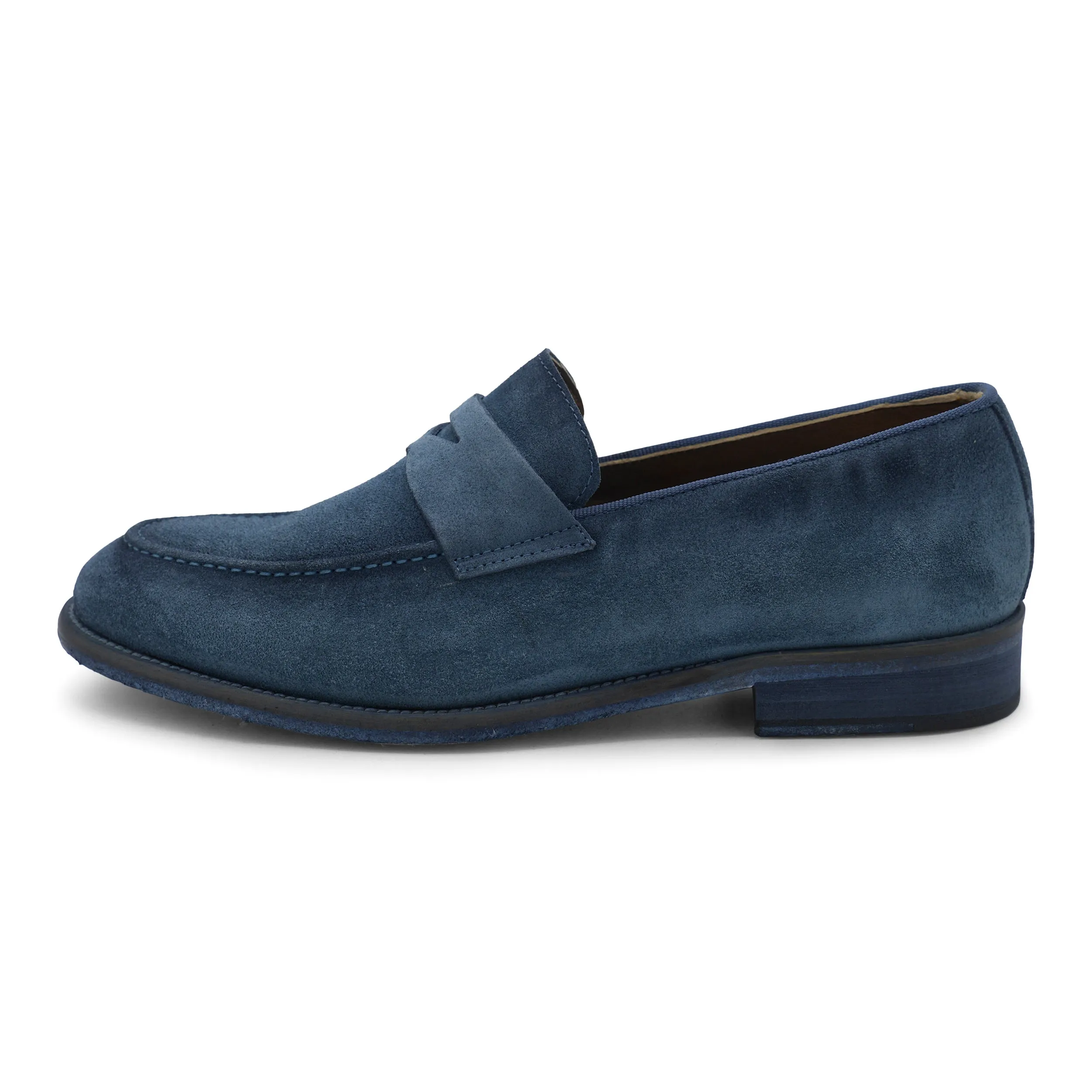 R258 - Blue Penny Loafer Foot Smooth