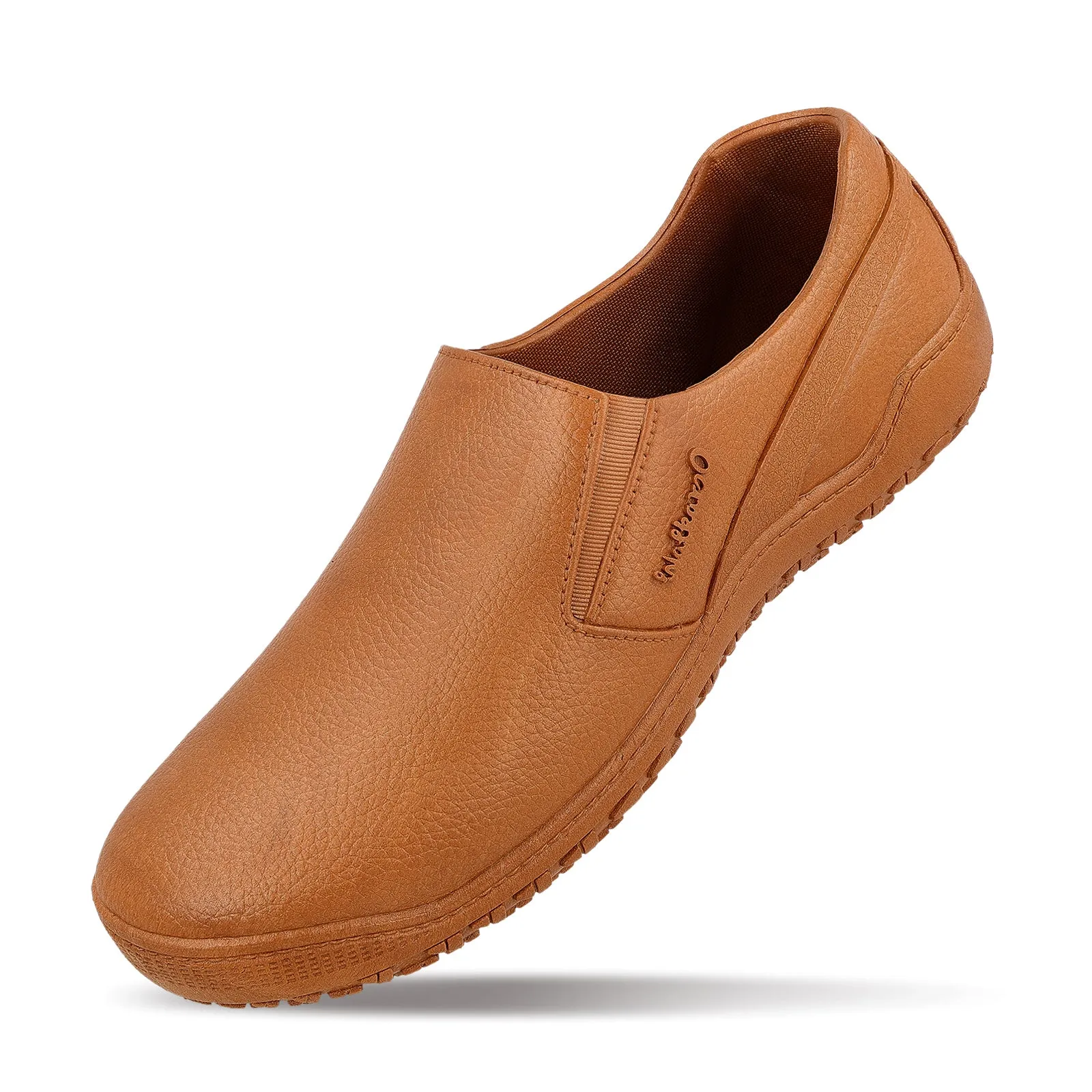 Soft Support Men's Slip-On Rain Shoes - WC4703 Tan