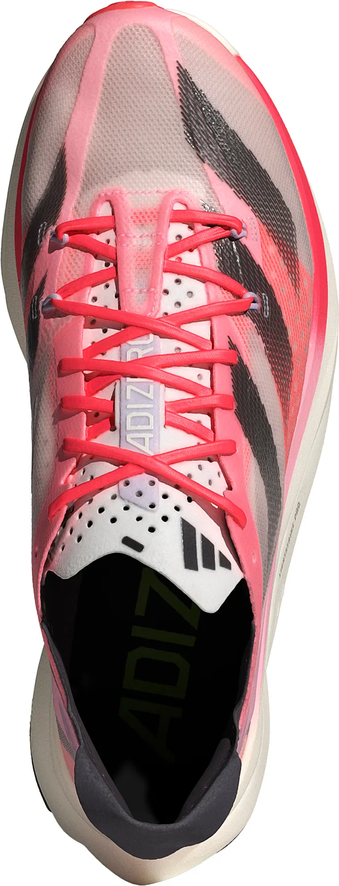 adidas Adizero Adios Pro 3 Running Shoes - Pink Wide toe box Adult Ease