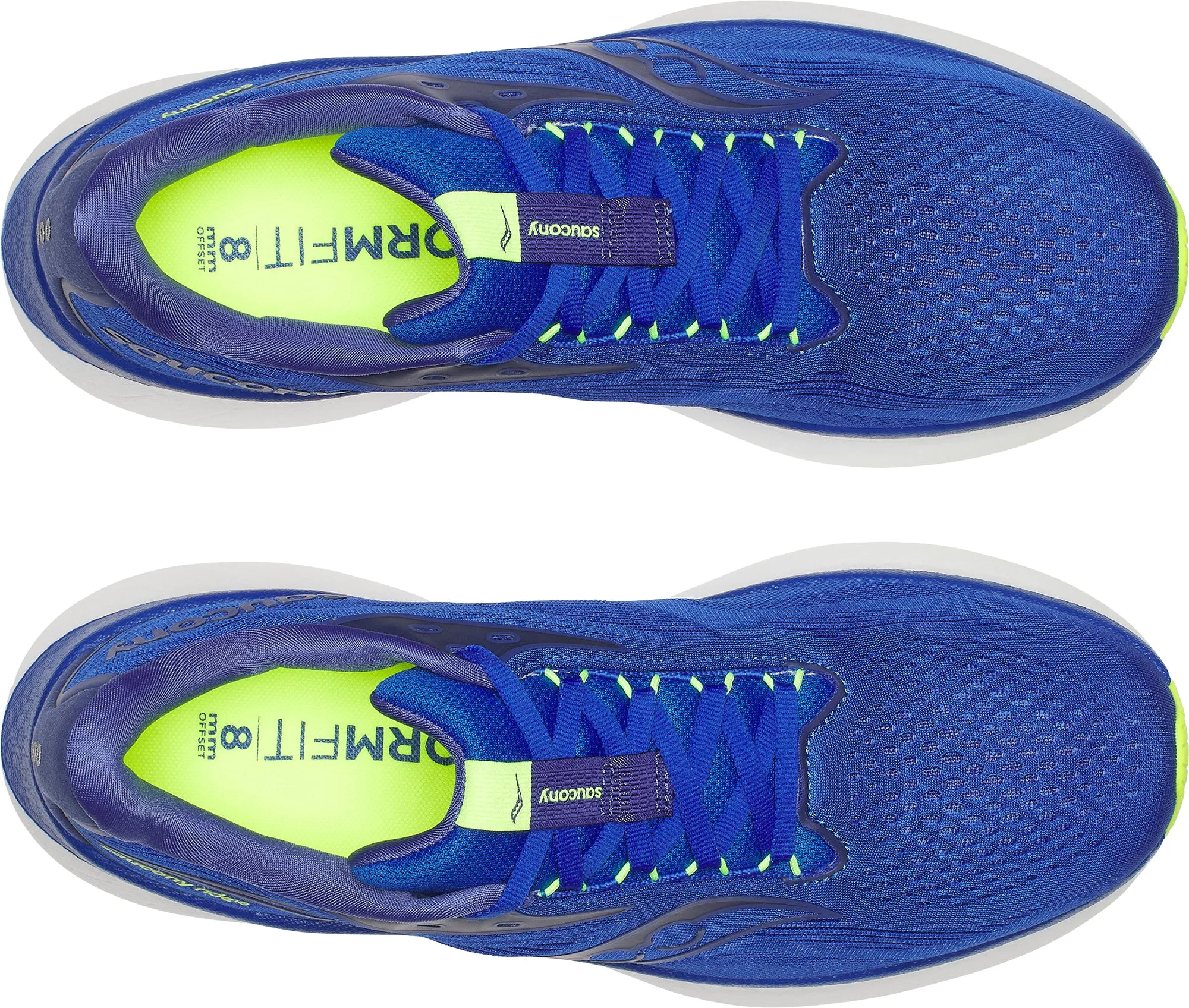 Power Grip Saucony Ride 18 Mens Running Shoes - Blue