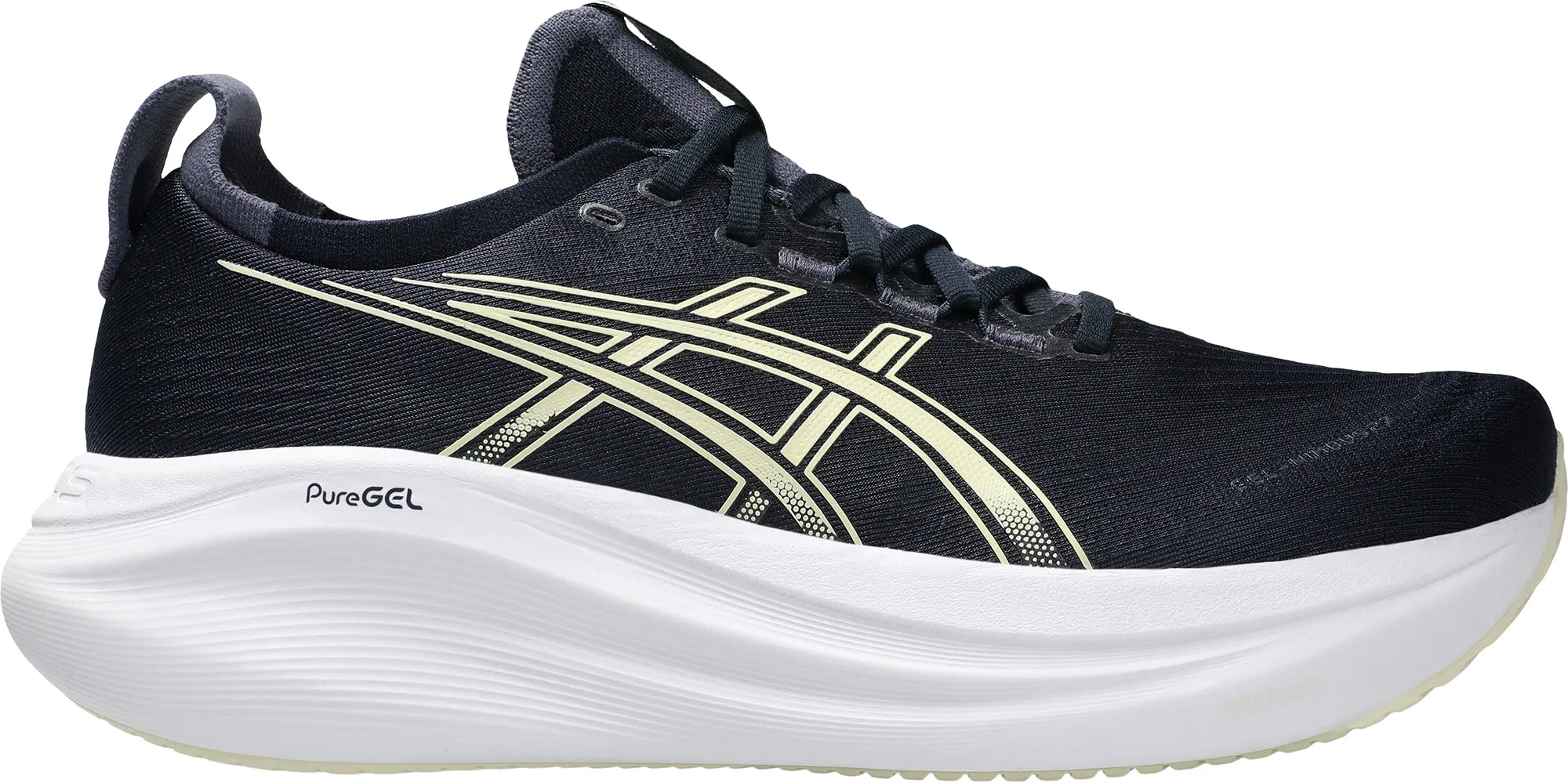 Meadow Glow Breathable Indoor Fitness Asics Gel Nimbus 27 Mens Running Shoes - Blue