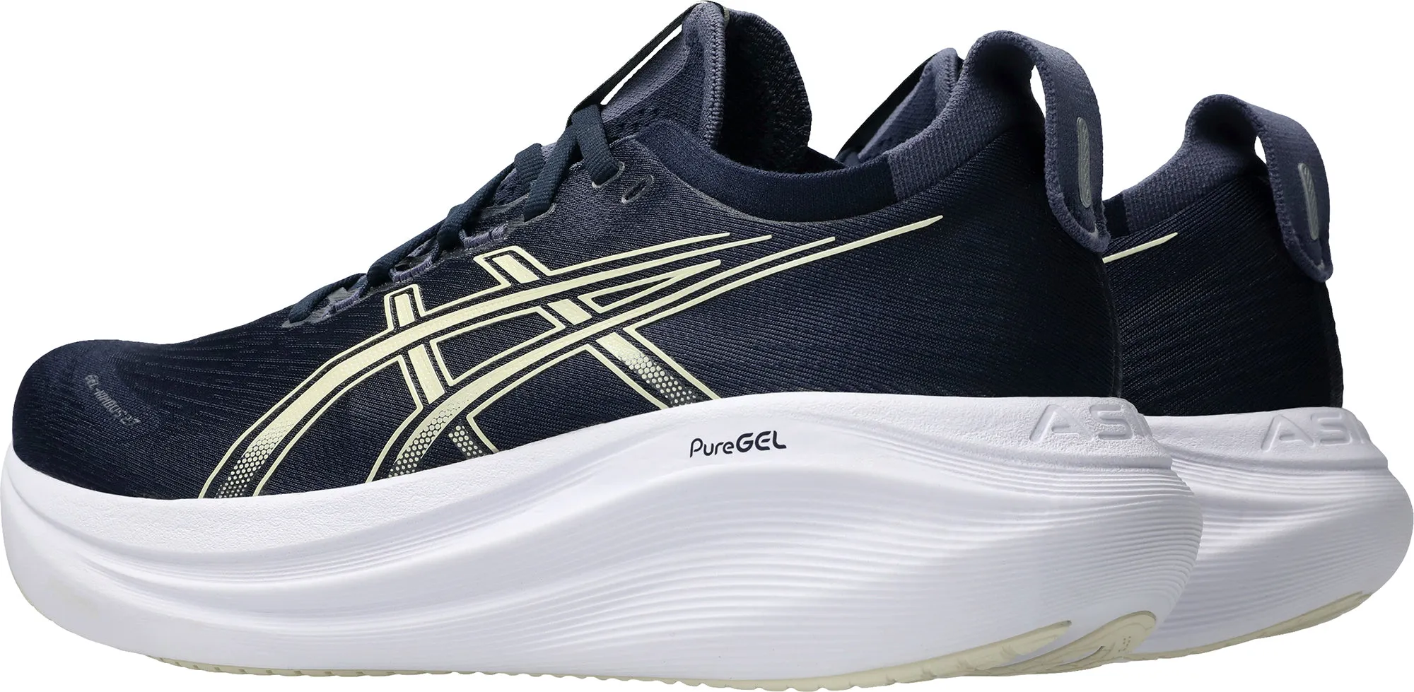 Asics Gel Nimbus 27 Mens Running Shoes - Blue Peak Step