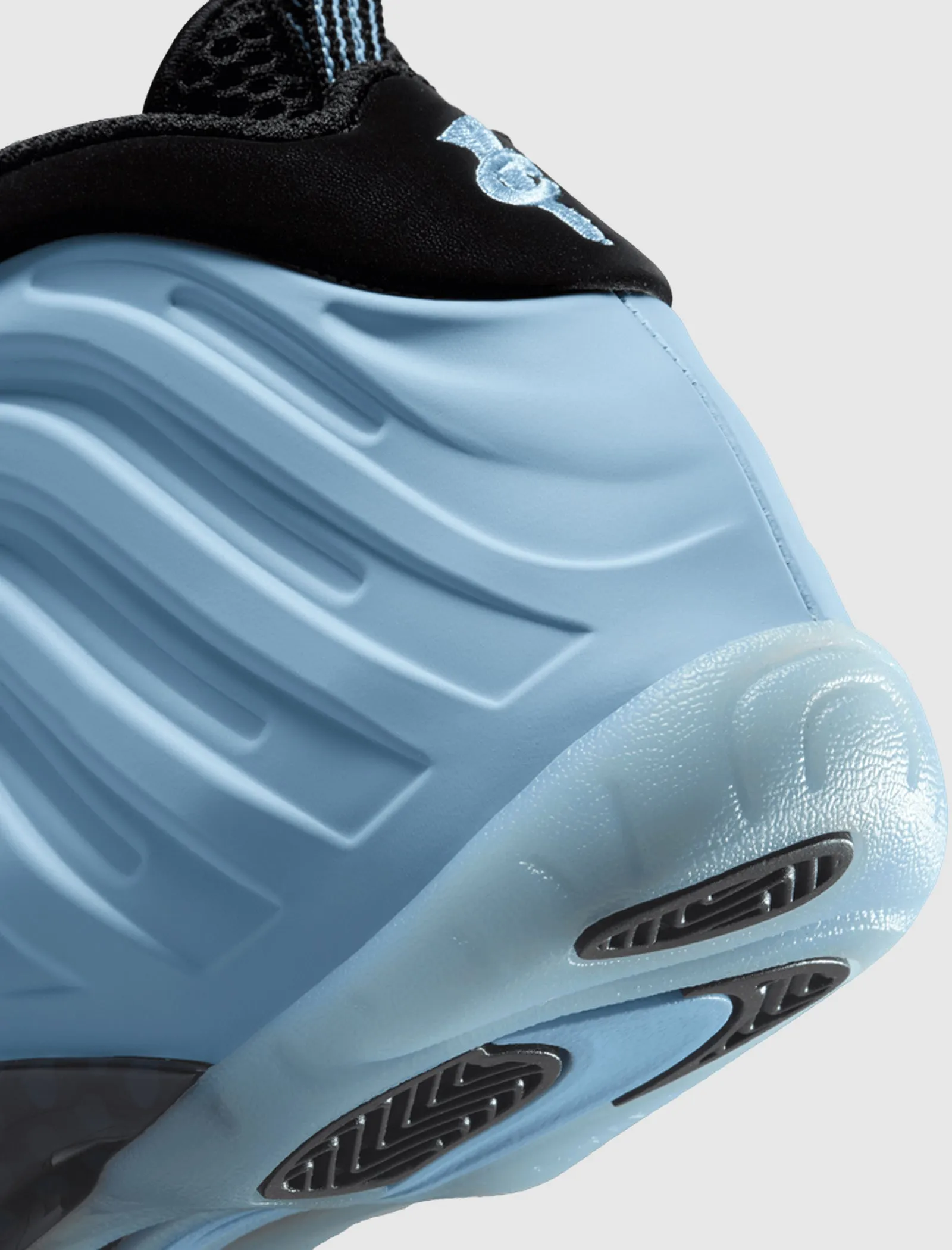ergonomic AIR FOAMPOSITE ONE "PSYCHIC BLUE" GS