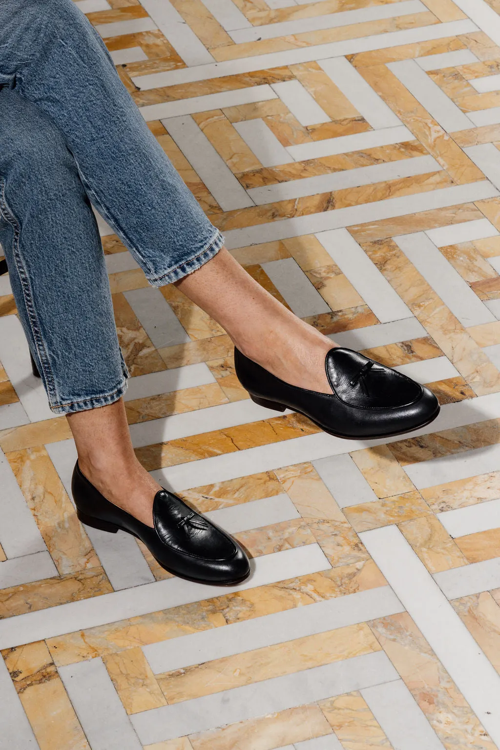 Sturdy Build Dad Style Coco Belgian Loafer