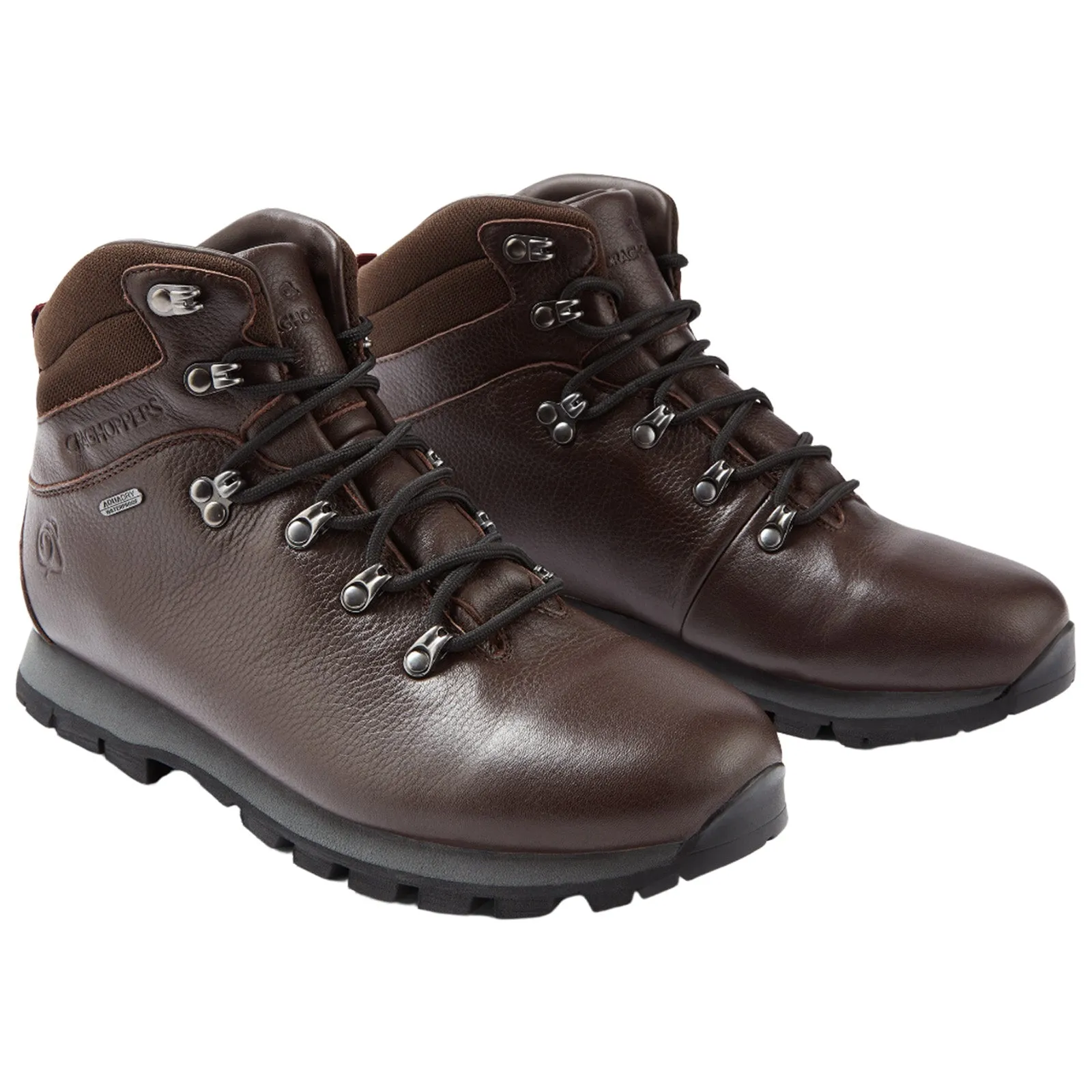 Craghoppers Mens Trek Leather Walking Boots 6 UK Neutral Base
