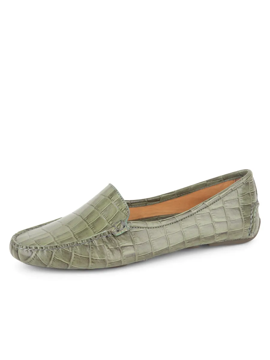 Jillian Driving Moccasin in Crocodile Icon Walk Snow Warm