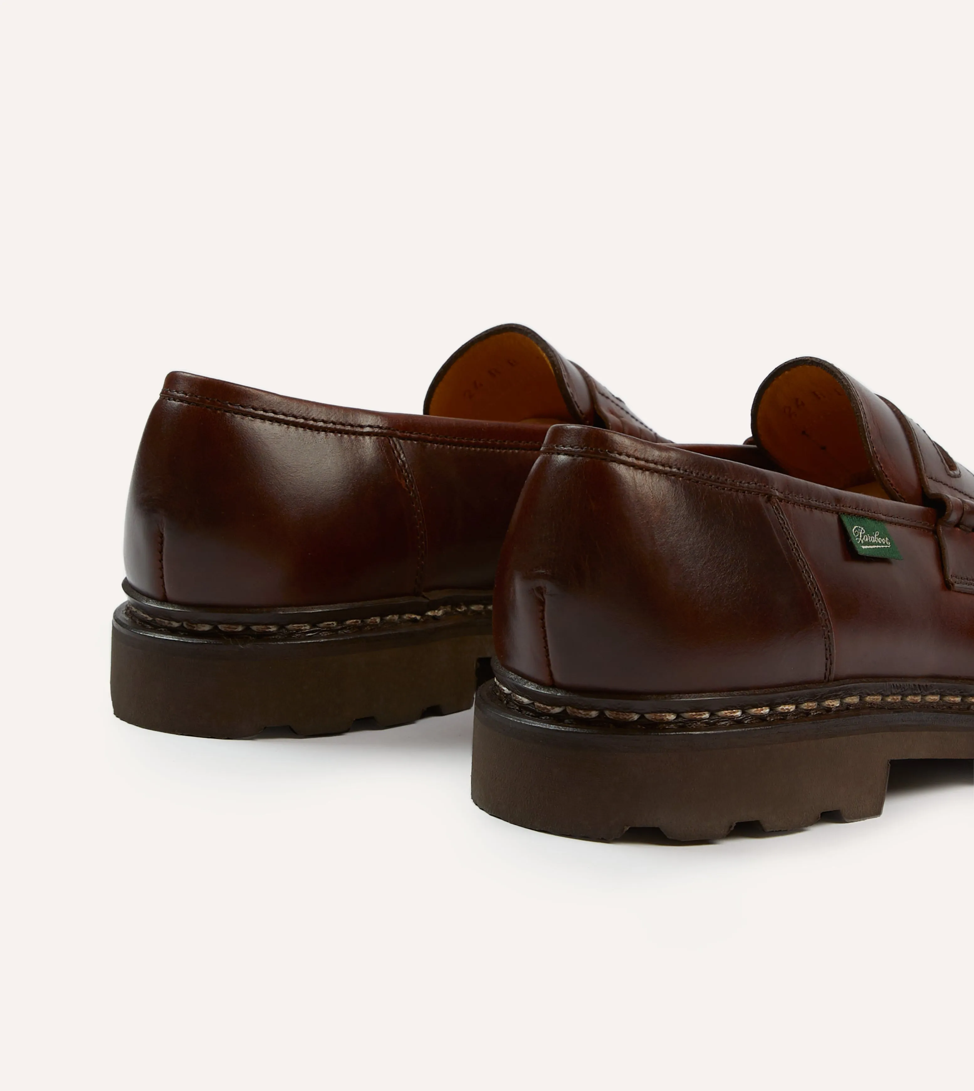 Paraboot Reims ??corce Leather Loafer Mesh Cool