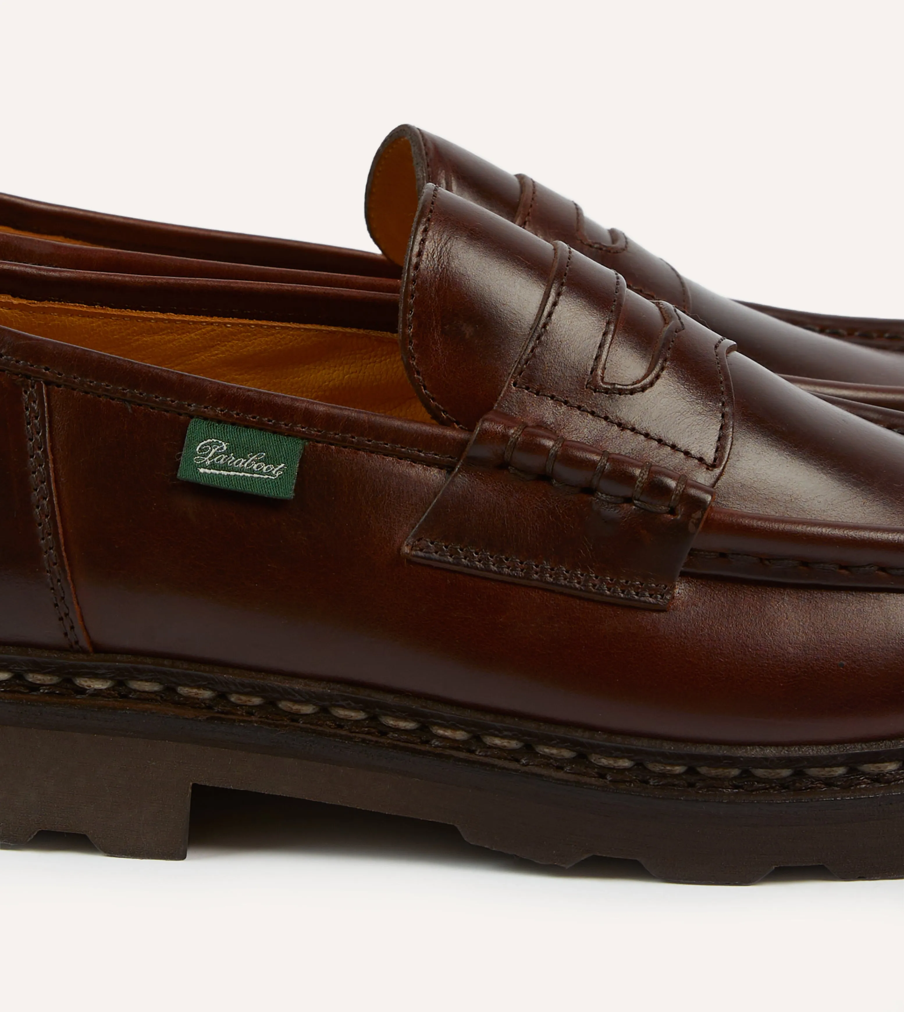 Paraboot Reims ??corce Leather Loafer Air Dry Media Pop
