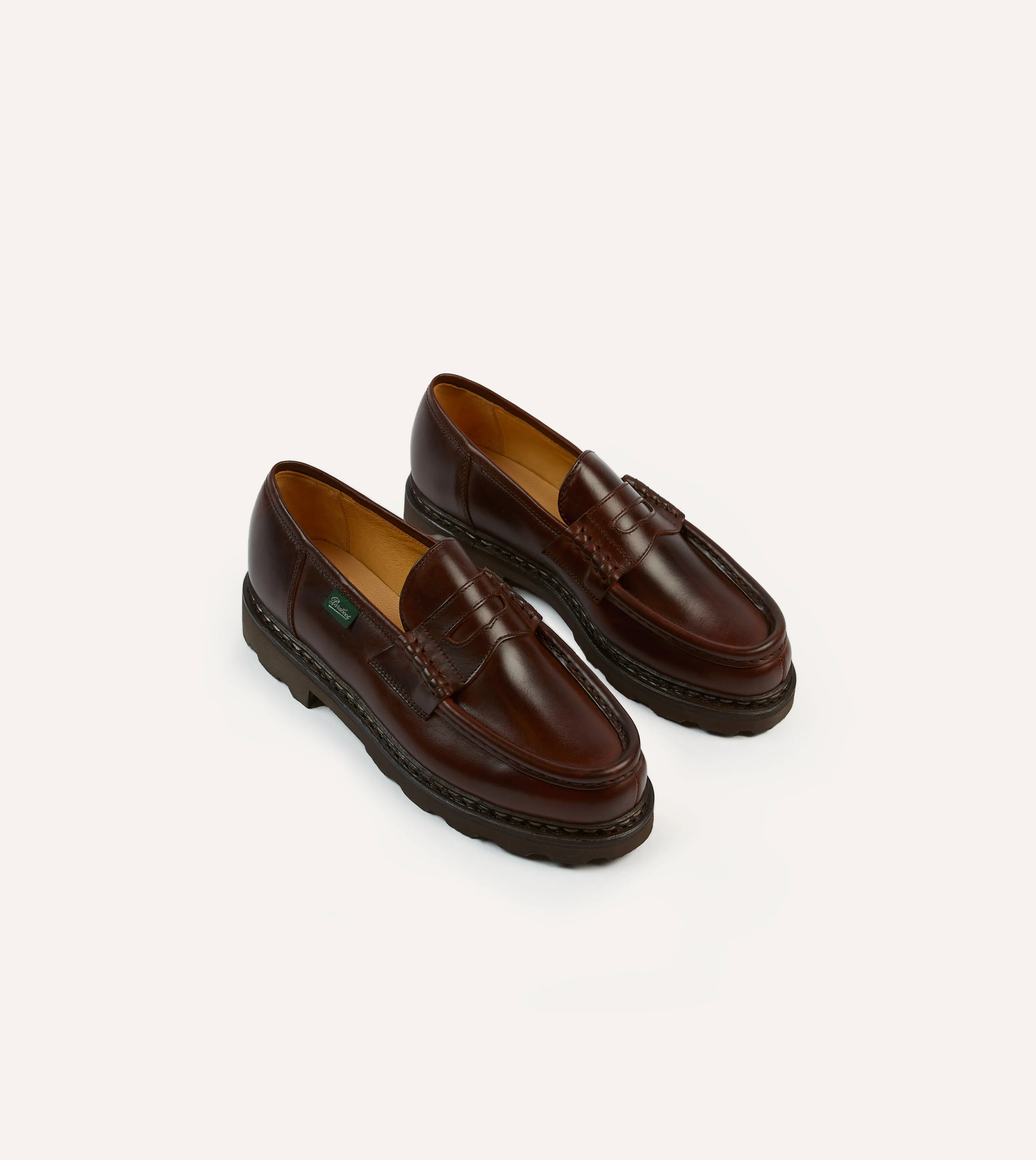 Paraboot Reims ??corce Leather Loafer Padded Comfort Standing Workers