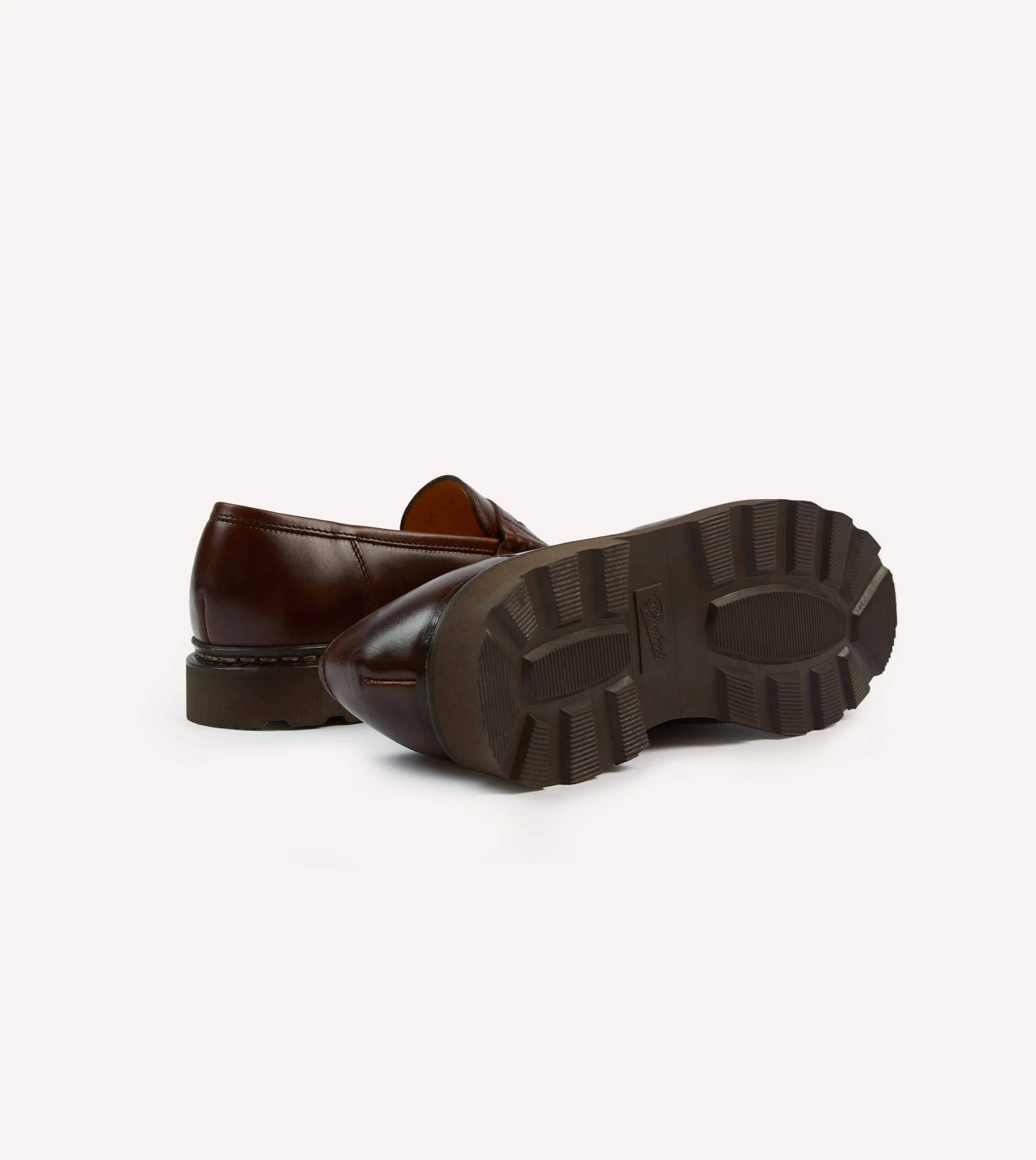 Petite Fit Paraboot Reims ??corce Leather Loafer