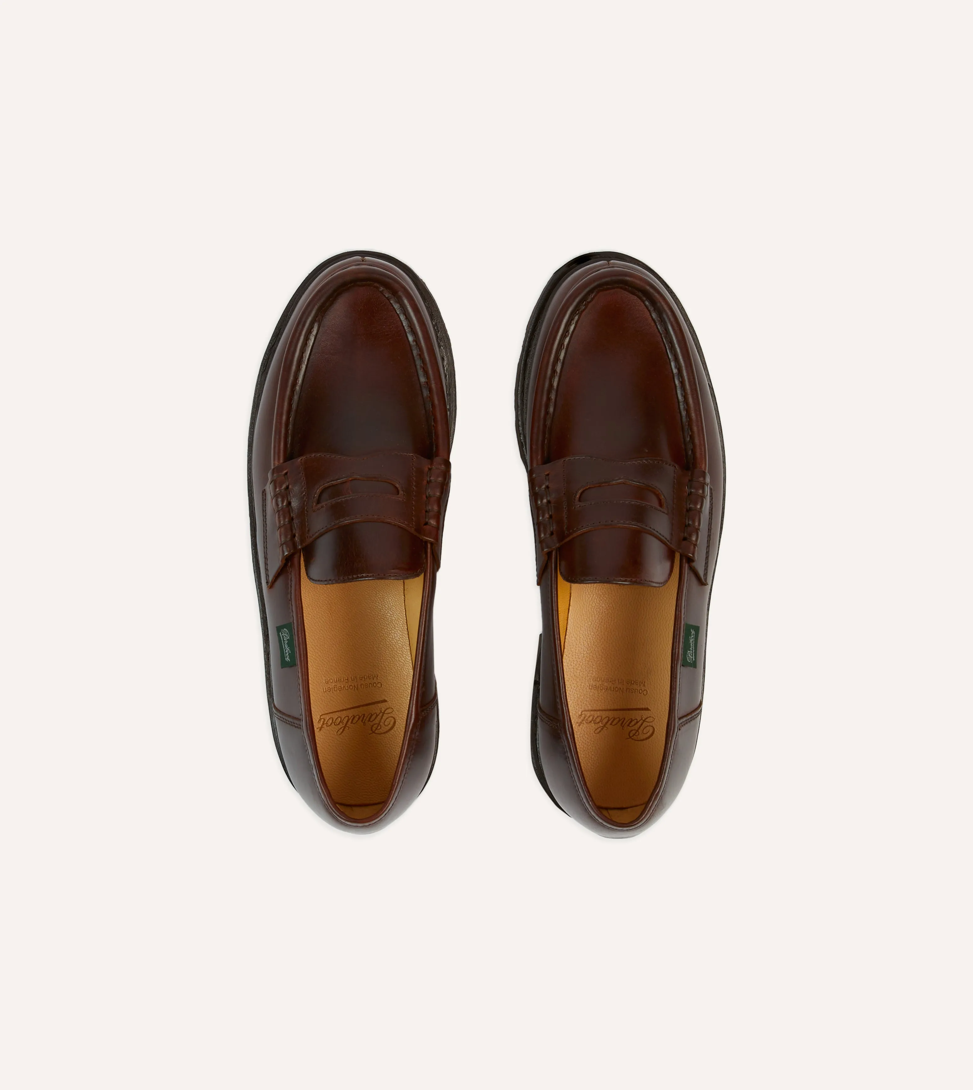 Paraboot Reims ??corce Leather Loafer Breathable Material Summer cool