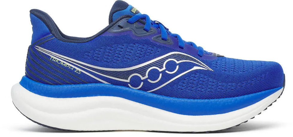 Saucony Triumph 23 Mens Running Shoes - Blue Mesh Upper