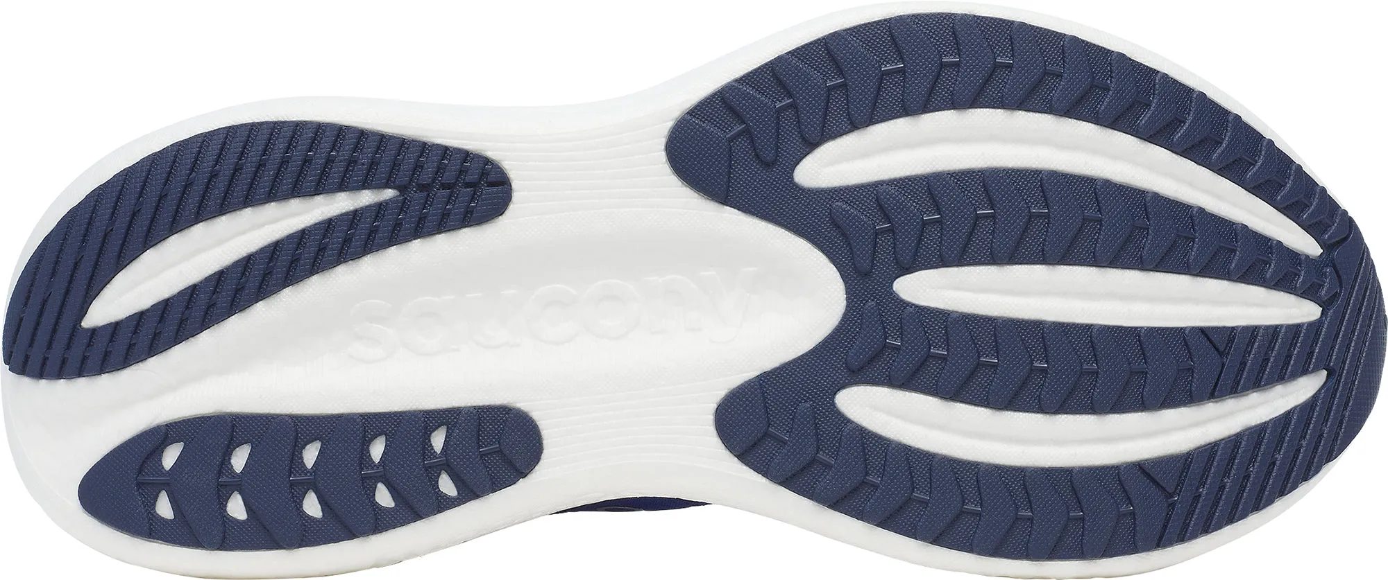 Freeze Grip waterproof Saucony Triumph 23 Mens Running Shoes - Blue