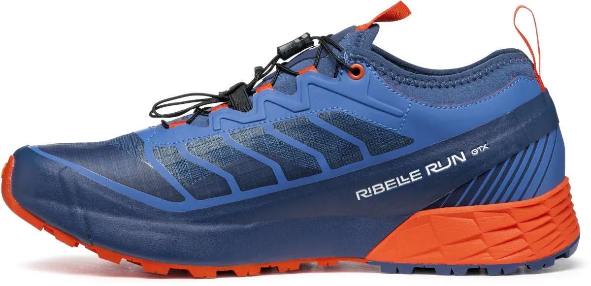 Scarpa Ribelle Run GORE-TEX Mens Trail Running Shoes - Blue Carry Easy