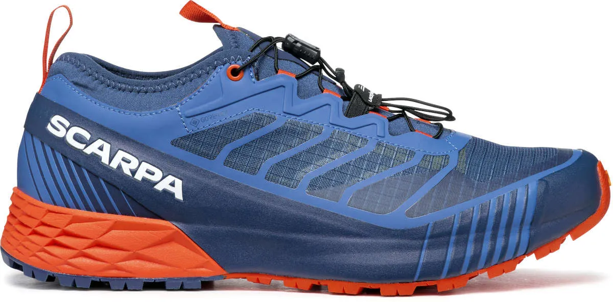 Scarpa Ribelle Run GORE-TEX Mens Trail Running Shoes - Blue Ergonomic Travel Enthusiasts