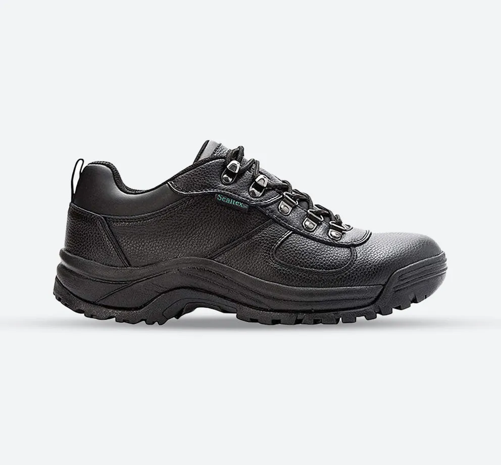 Mens Wide Fit Propet Cliff Walker Shoes Secure Sole Adjustable