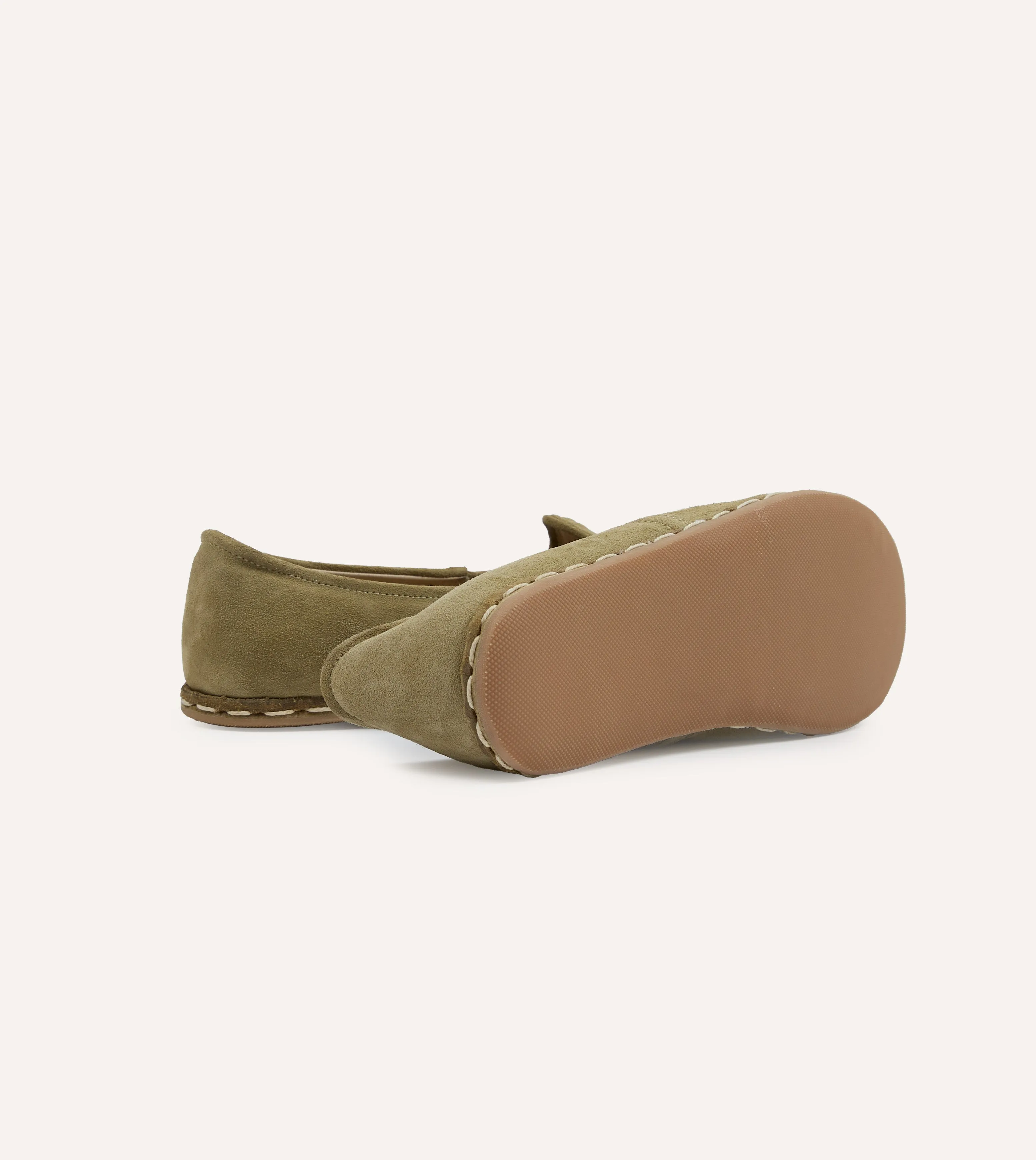 Sabah Olio Olive Suede Shoes Swift Path Brave Walk