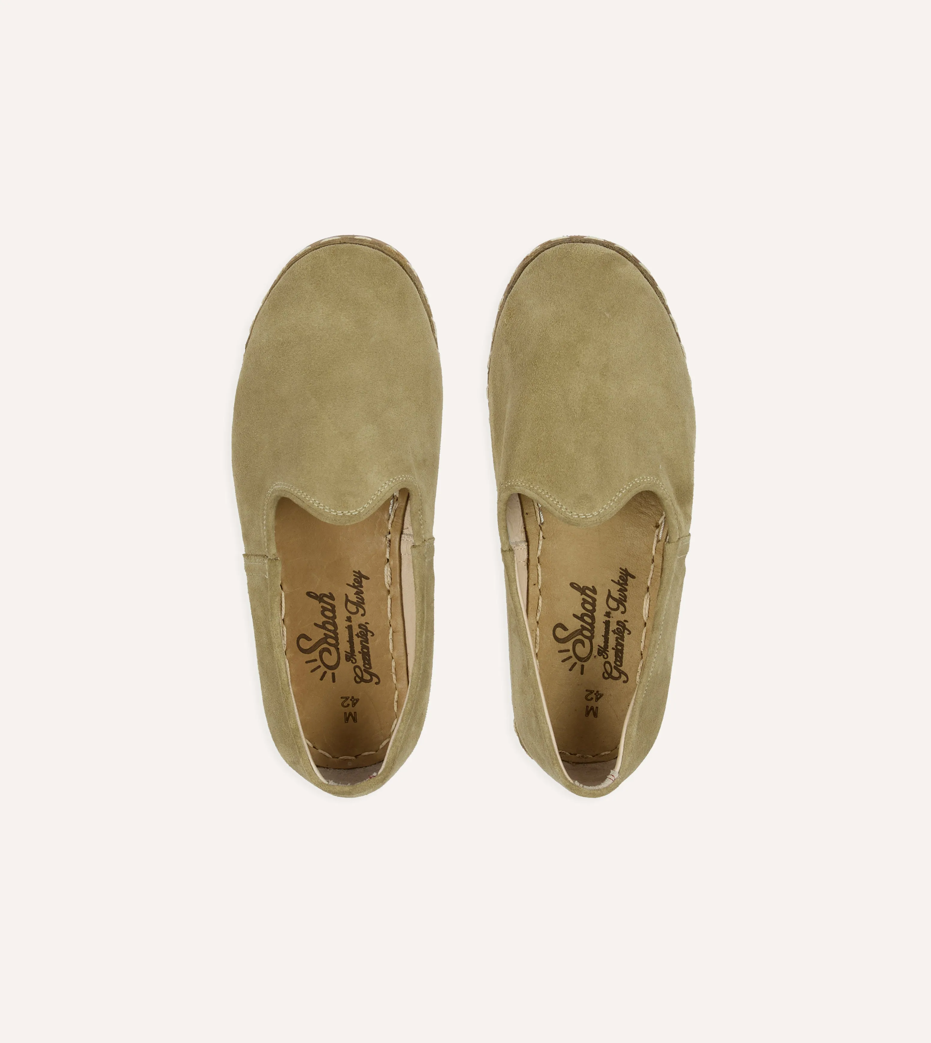 Sabah Olio Olive Suede Shoes Wet Land Match Fit