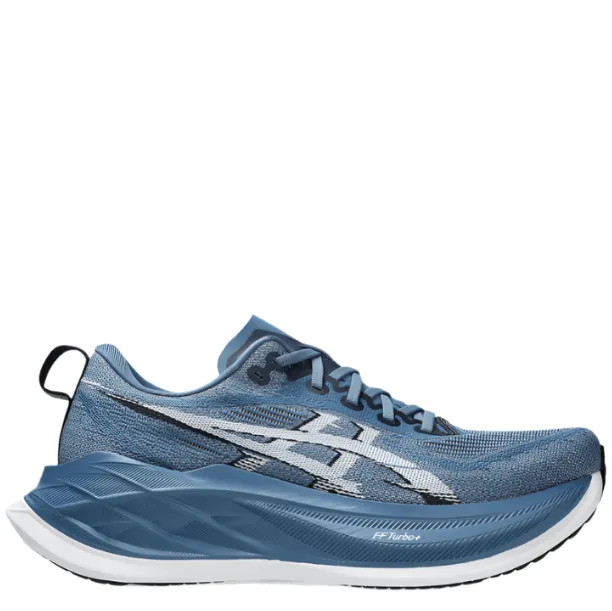 Comfortable Padding Agile ASICS Unisex Superblast 2 Running Shoes in Winter Sea/White AW25