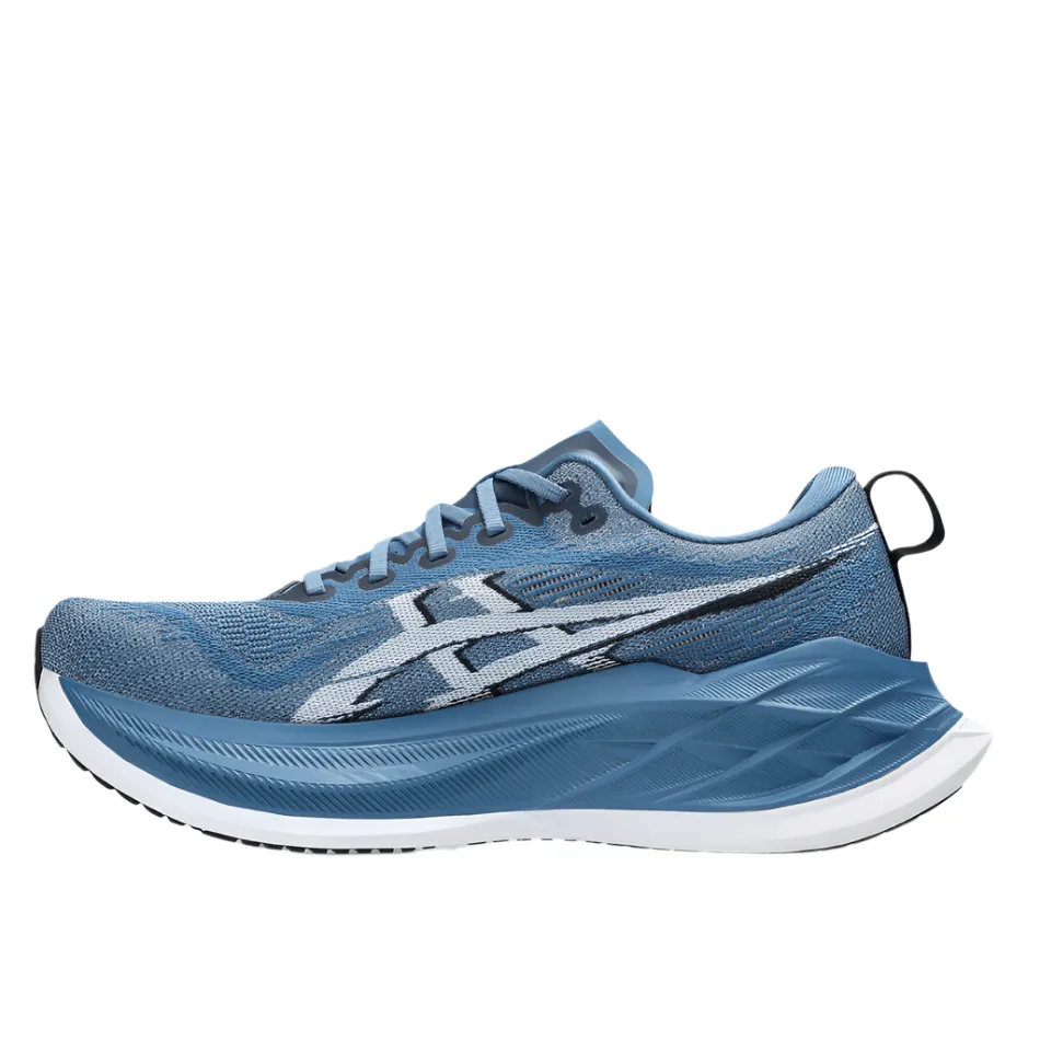 modern equipment TextileUpper ASICS Unisex Superblast 2 Running Shoes in Winter Sea/White AW25