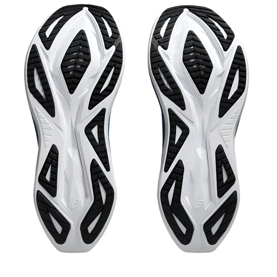 running with a cushioned midsole ASICS Unisex Superblast 2 Running Shoes in Winter Sea/White AW25
