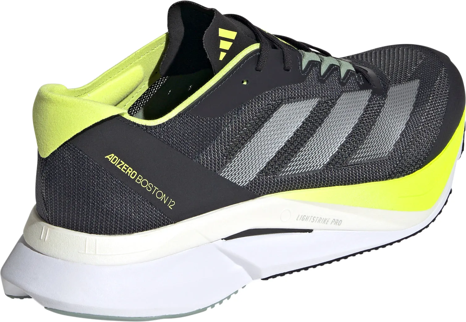 Hero Walk adidas Adizero Boston 12 Mens Running Shoes - Black