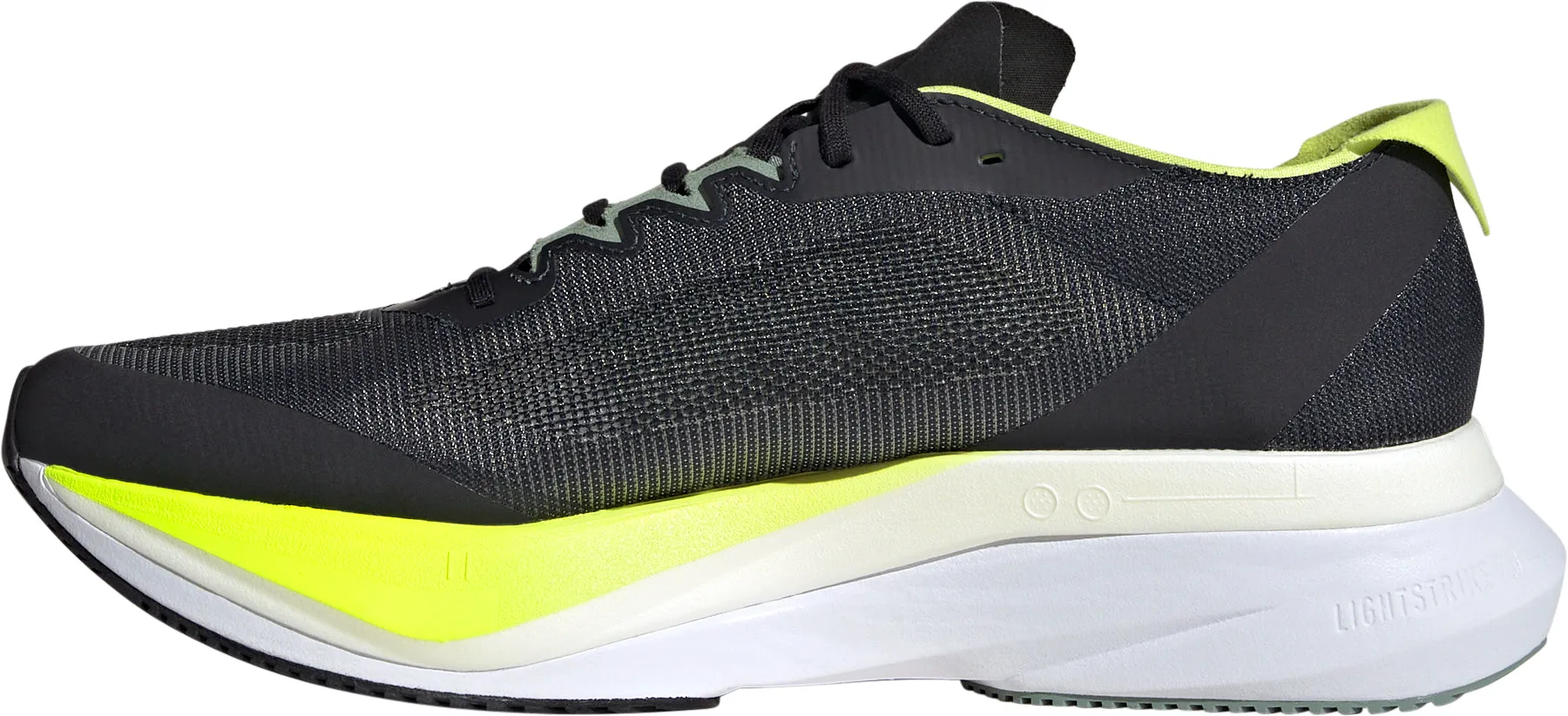 Summer Base Shockproof adidas Adizero Boston 12 Mens Running Shoes - Black