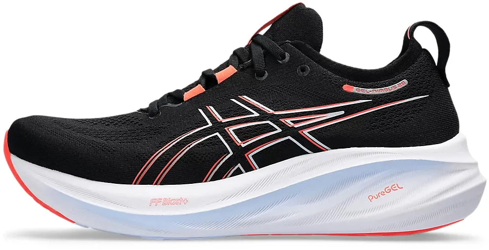 Foot Support Asics Gel Nimbus 26 Mens Running Shoes - Black