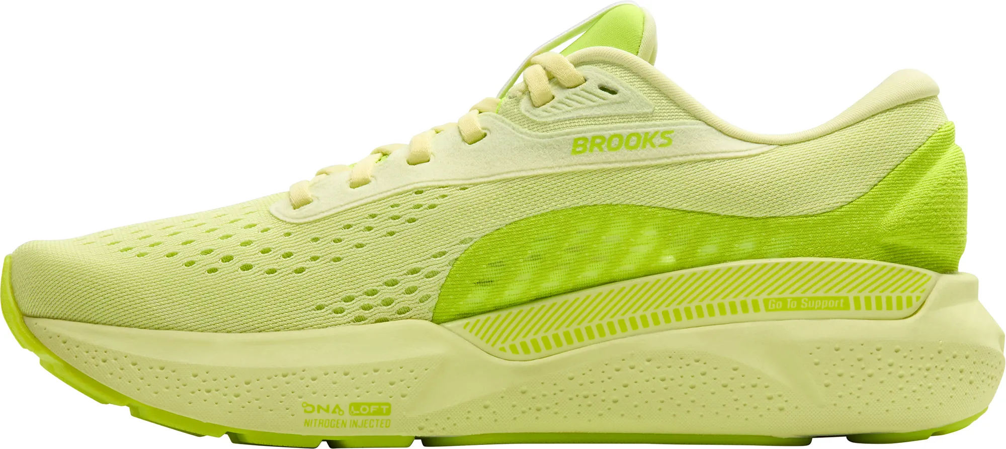 Brooks Adrenaline GTS 24 Mens Running Shoes - Yellow Silver Shine