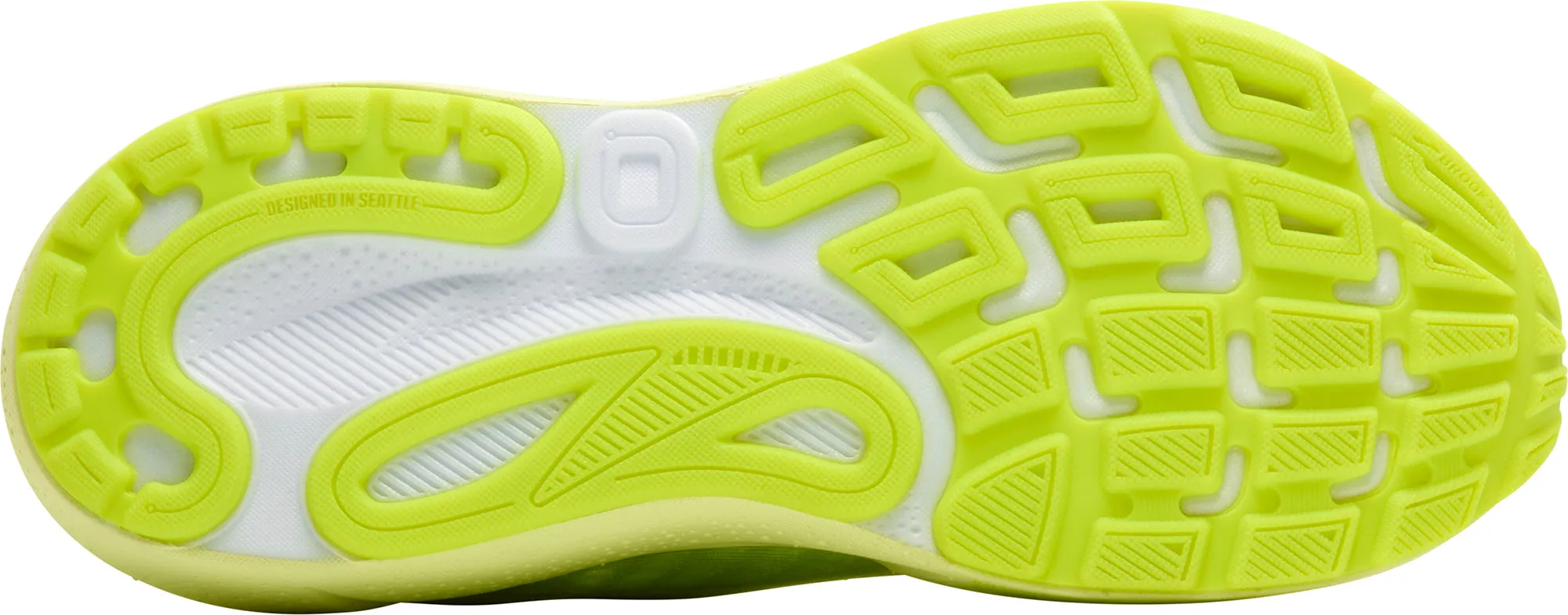 Brooks Adrenaline GTS 24 Mens Running Shoes - Yellow Tech Glow Stretch Fabric Weekend Trip