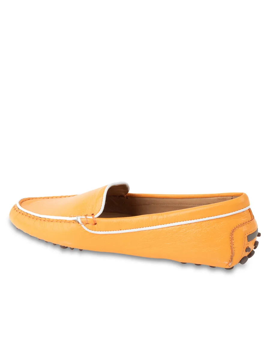 Jill Piped Driving Moccasin Ergonomic Cold Weather