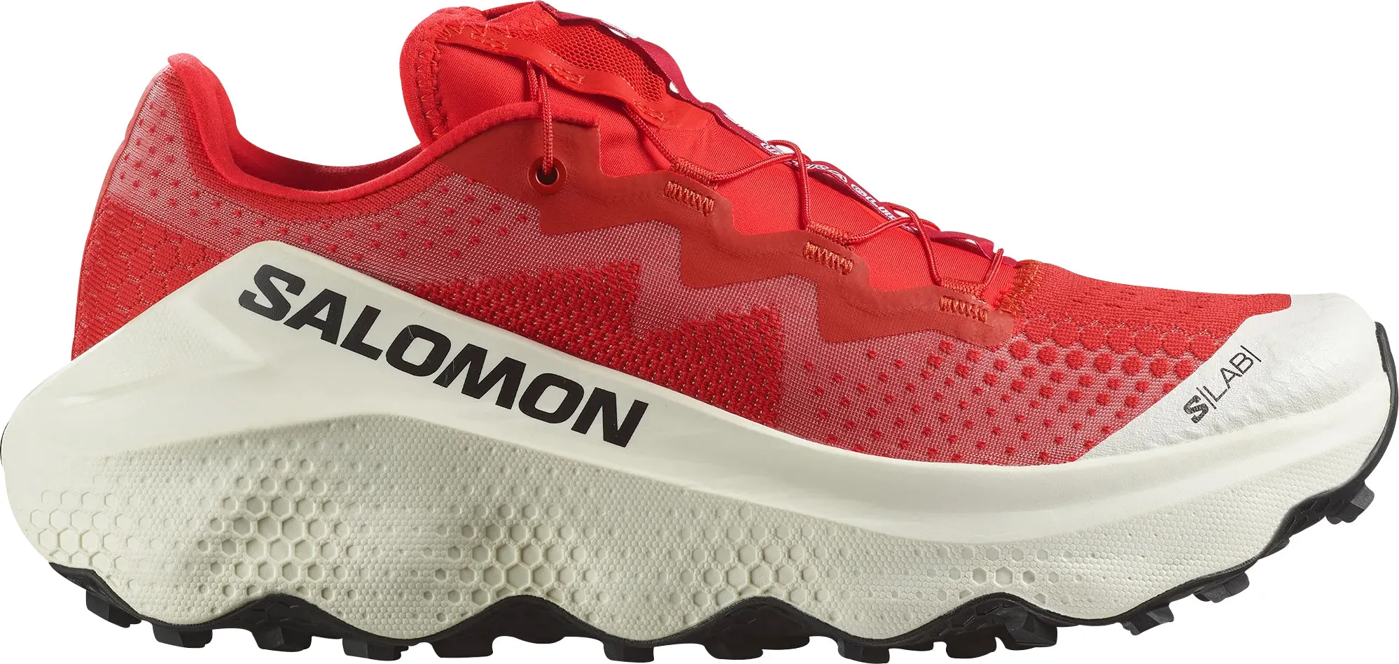 Peace Mood Hot Day Salomon S/Lab Ultra Glide Trail Running Shoes - Red